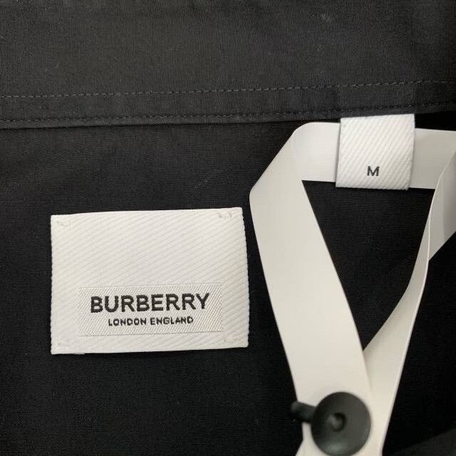 Burberry Burberry Black Patch Logo Button Up Shirt M Size US M / EU 48-50 / 2 - 7 Thumbnail