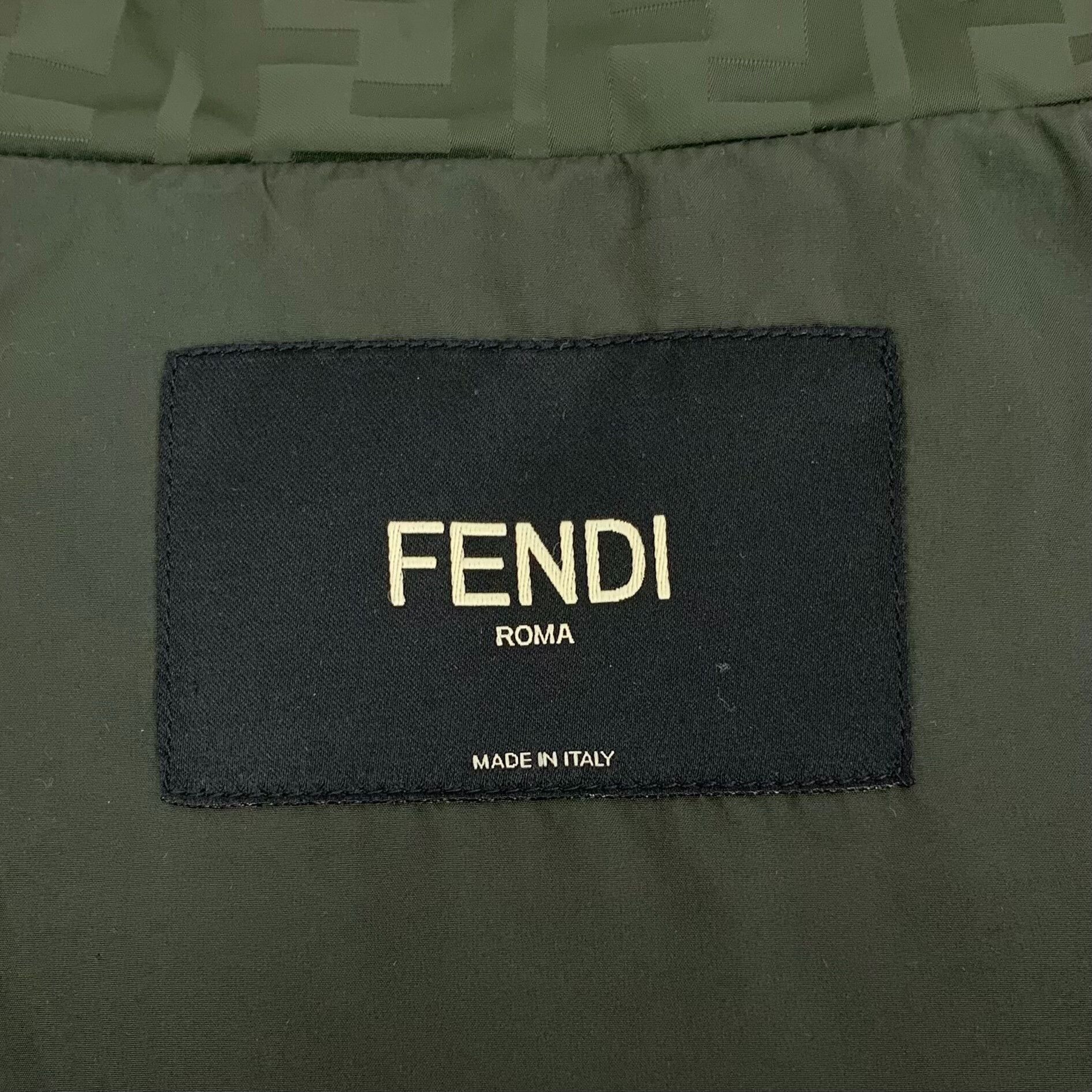 Fendi Fendi FF Monogram Embossed Zip-Up Jacket IT 44 Size US S / EU 44-46 / 1 - 6 Thumbnail