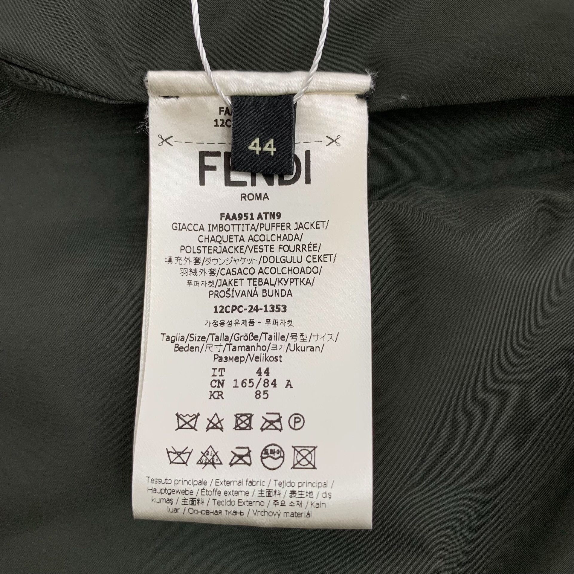 Fendi Fendi FF Monogram Embossed Zip-Up Jacket IT 44 Size US S / EU 44-46 / 1 - 7 Thumbnail