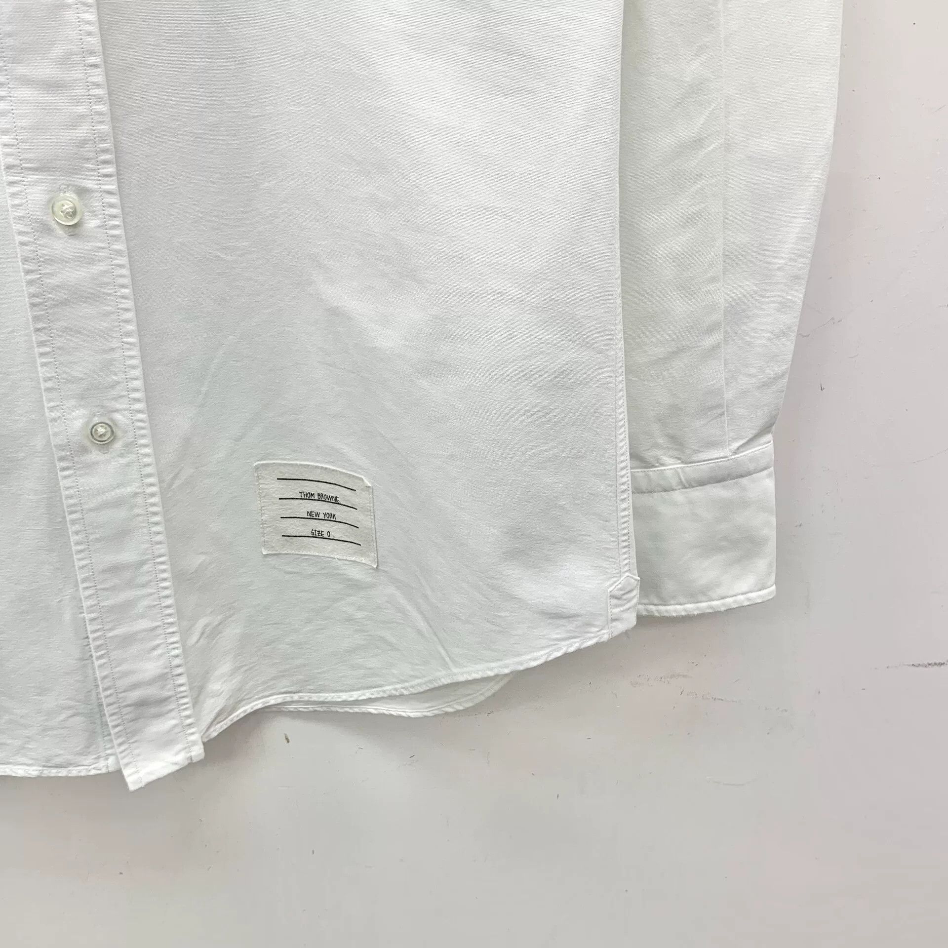 Thom Browne Thom Browne Four-Bar Button Up Shirt US XS Size US XS / EU 42 / 0 - 5 Thumbnail