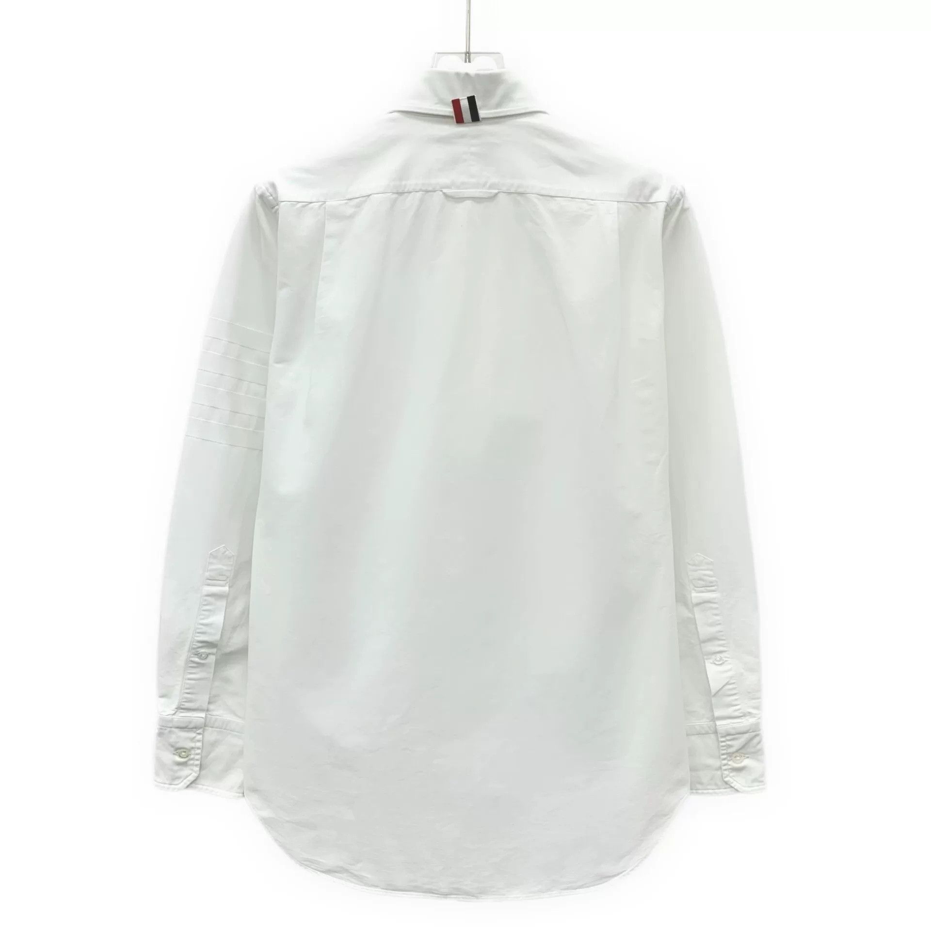 Thom Browne Thom Browne Four-Bar Button Up Shirt US XS Size US XS / EU 42 / 0 - 3 Thumbnail