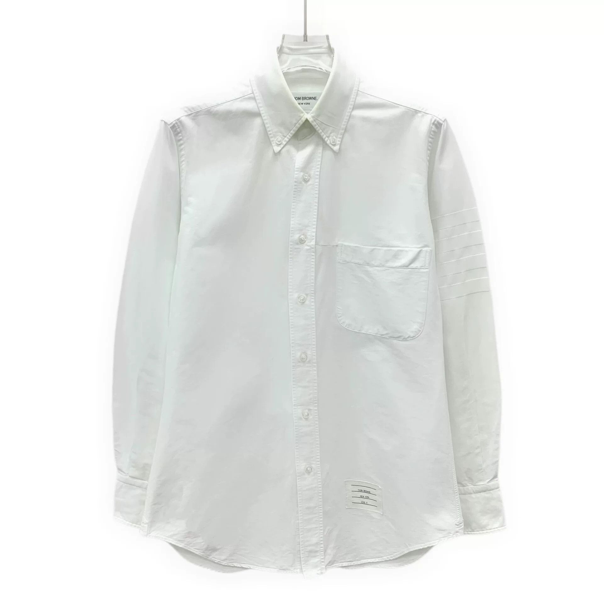 Thom Browne Thom Browne Four-Bar Button Up Shirt US XS Size US XS / EU 42 / 0 - 2 Thumbnail