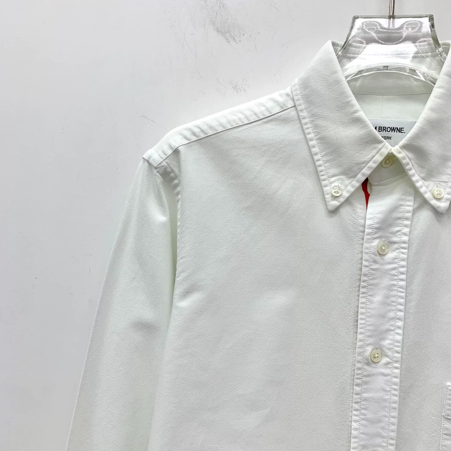 Thom Browne Thom Browne White Cotton Button Up Shirt Size 1 Size US S / EU 44-46 / 1 - 4 Thumbnail