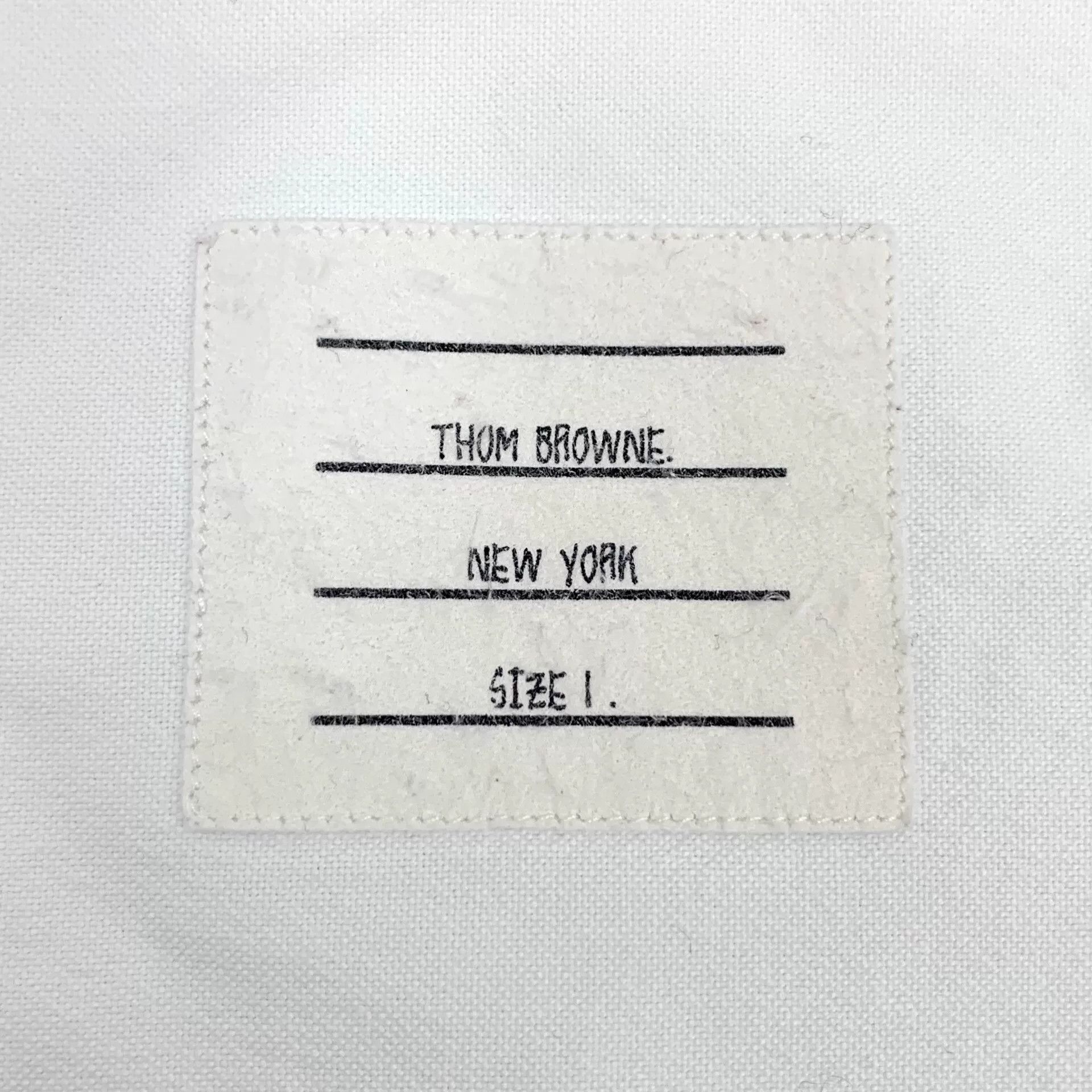 Thom Browne Thom Browne White Cotton Button Up Shirt Size 1 Size US S / EU 44-46 / 1 - 6 Thumbnail