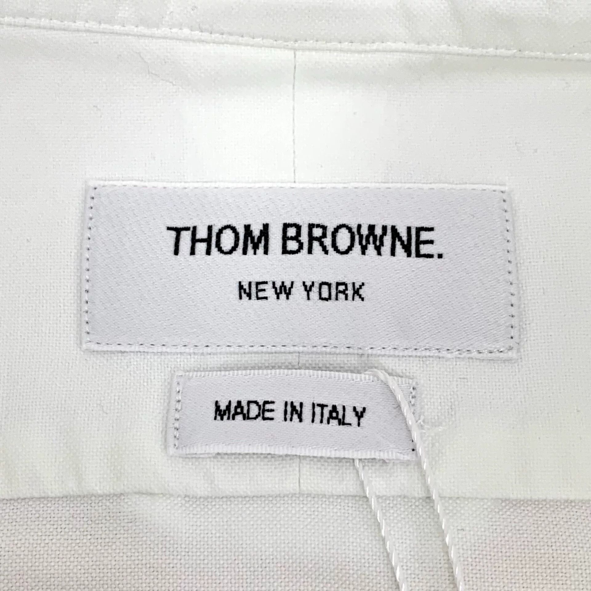 Thom Browne Thom Browne White Cotton Button Up Shirt Size 1 Size US S / EU 44-46 / 1 - 7 Thumbnail