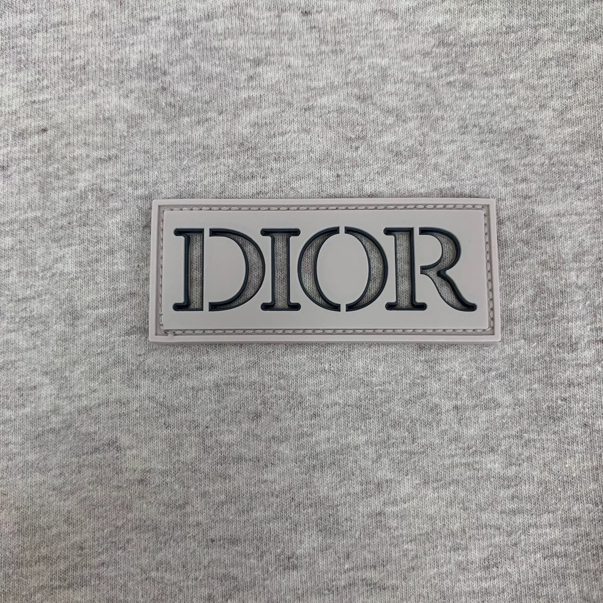 Dior Dior Logo Patch Zip-Up Hoodie Gray XXS Size US XXS / EU 40 - 6 Thumbnail