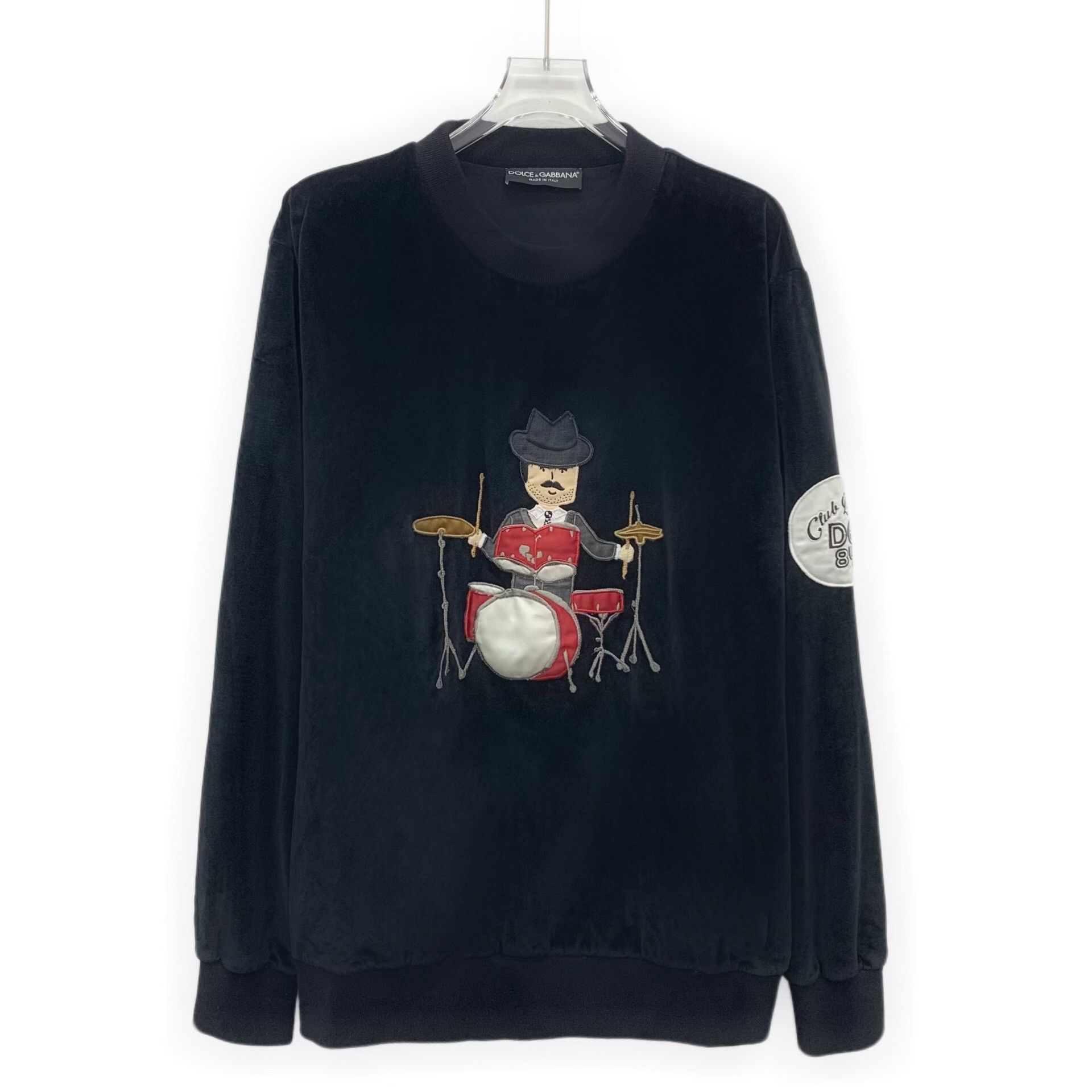 Dolce & Gabbana Dolce & Gabbana Embroidered Drummer Sweatshirt 50 Size US M / EU 48-50 / 2 - 2 Thumbnail