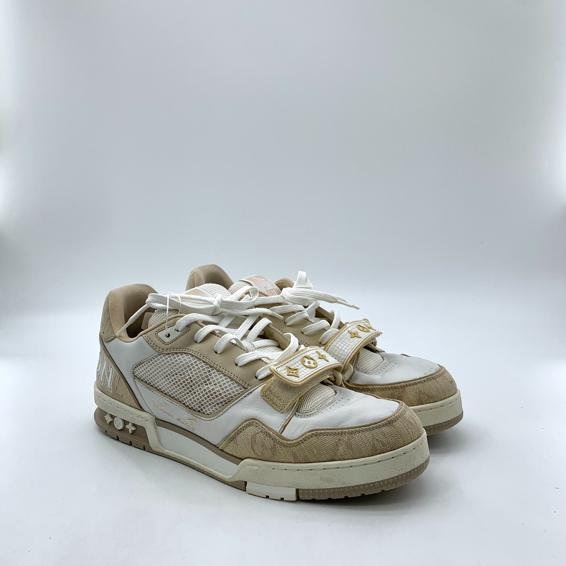 Louis Vuitton Louis Vuitton Monogram Velcro Trainer Sneakers 42 Size US 9 / EU 42 - 3 Thumbnail