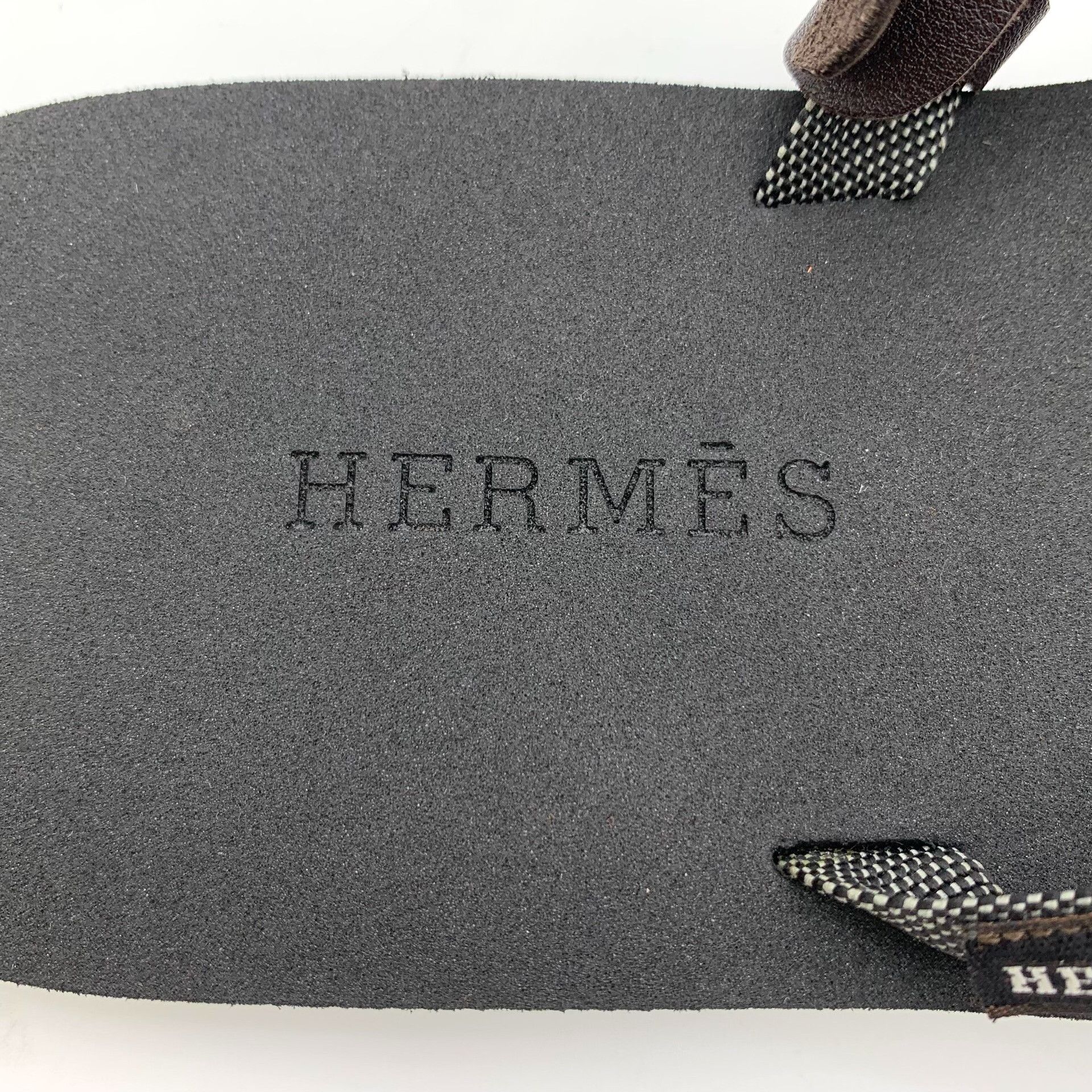 Hermes Hermes Black Canvas Strap Sandals Size 42 Size US 9 / EU 42 - 8 Thumbnail