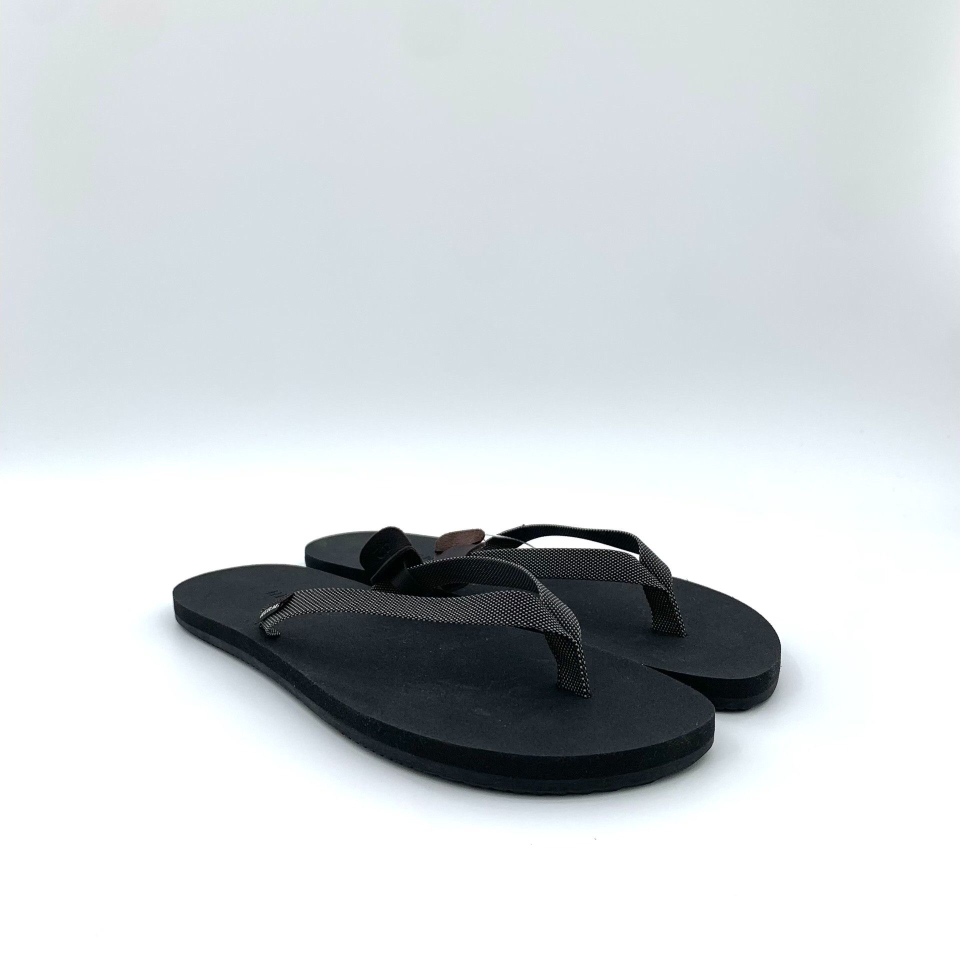 Hermes Hermes Black Canvas Strap Sandals Size 42 Size US 9 / EU 42 - 3 Thumbnail