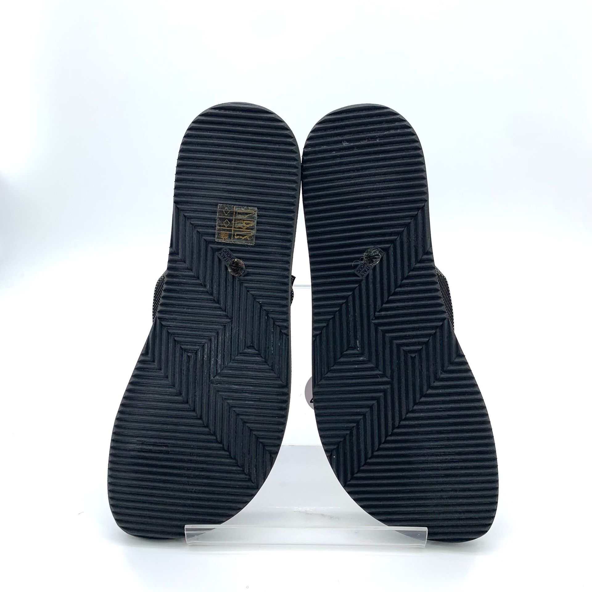 Hermes Hermes Black Canvas Strap Sandals Size 42 Size US 9 / EU 42 - 6 Thumbnail