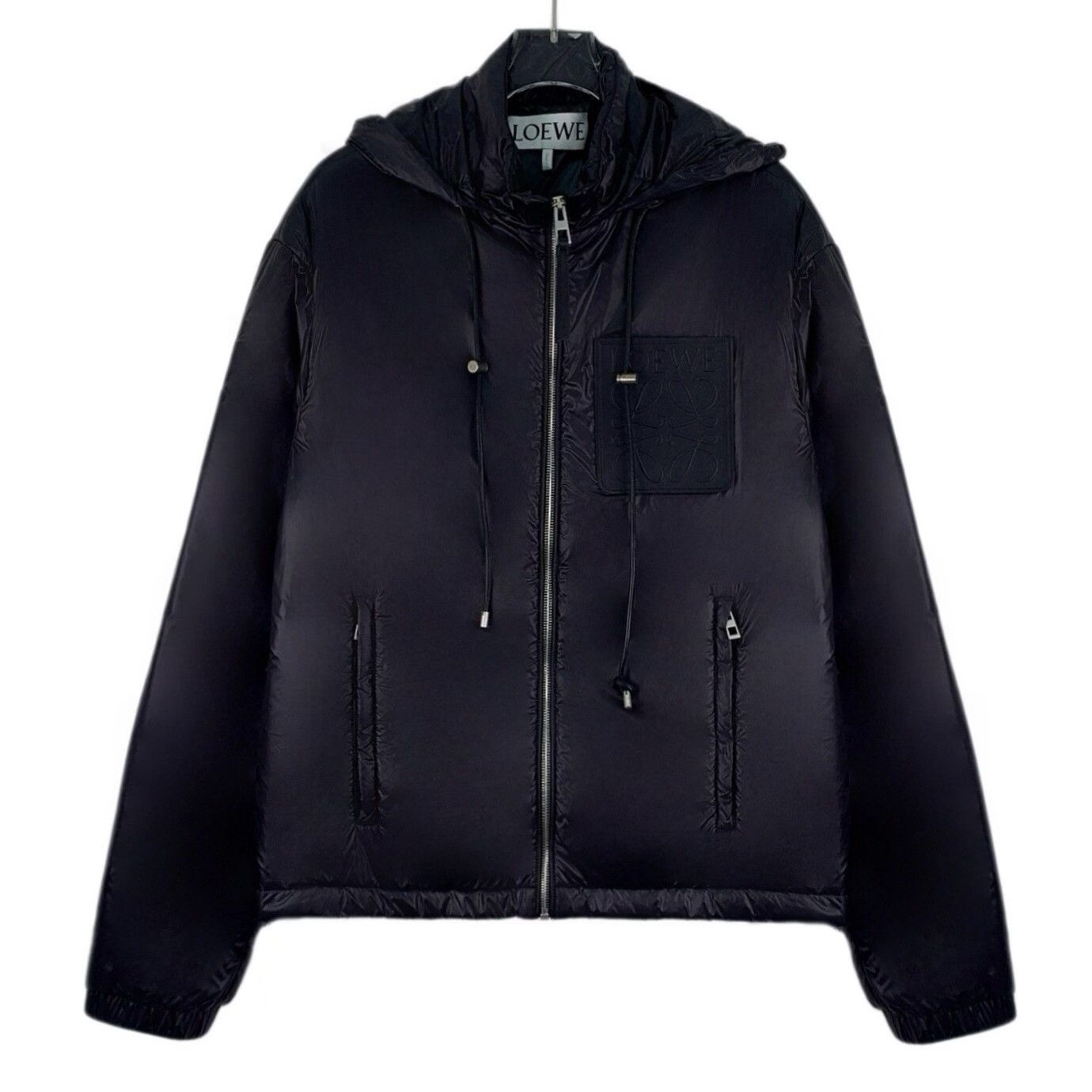 Loewe Loewe Logo Leather Patch Hooded Jacket Size 46 Size US S / EU 44-46 / 1 - 2 Thumbnail