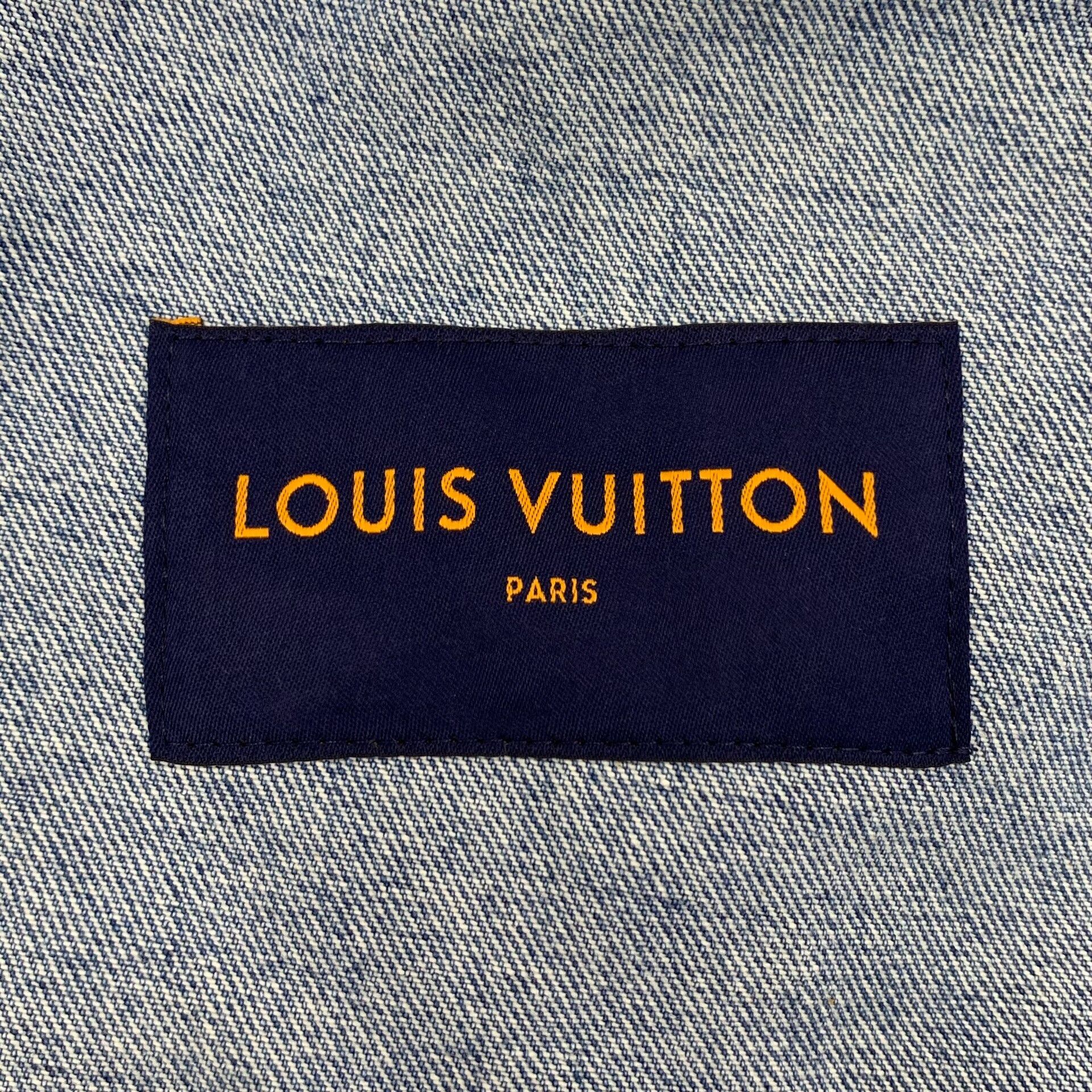 Louis Vuitton Louis Vuitton Floral Embroidered Denim Jacket Size 50 Size US M / EU 48-50 / 2 - 6 Thumbnail