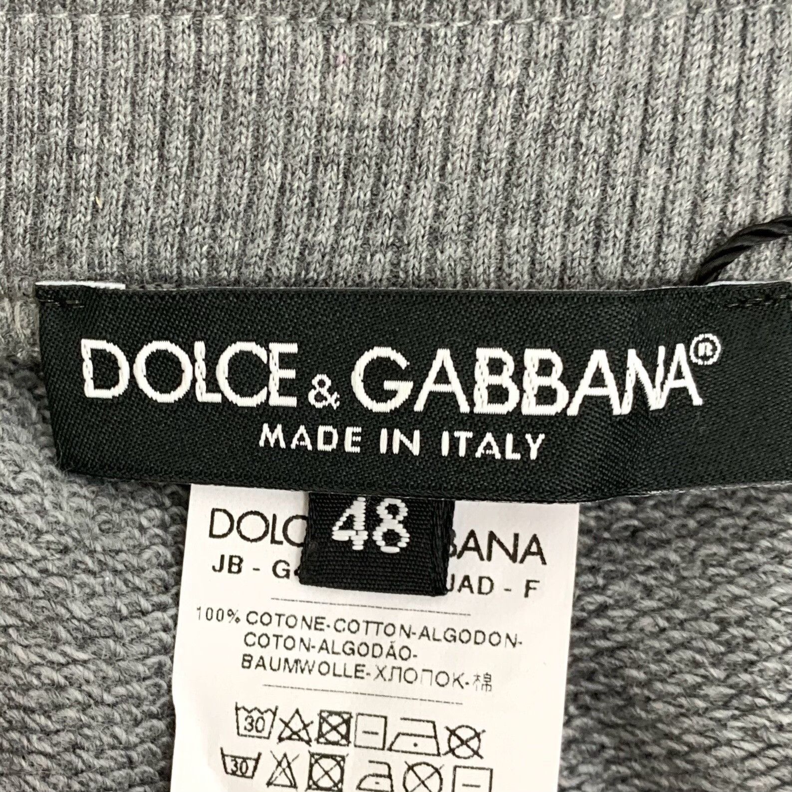 Dolce & Gabbana Dolce & Gabbana Metal Logo Cotton Sweatpants 48 Size US 32 / EU 48 - 8 Thumbnail