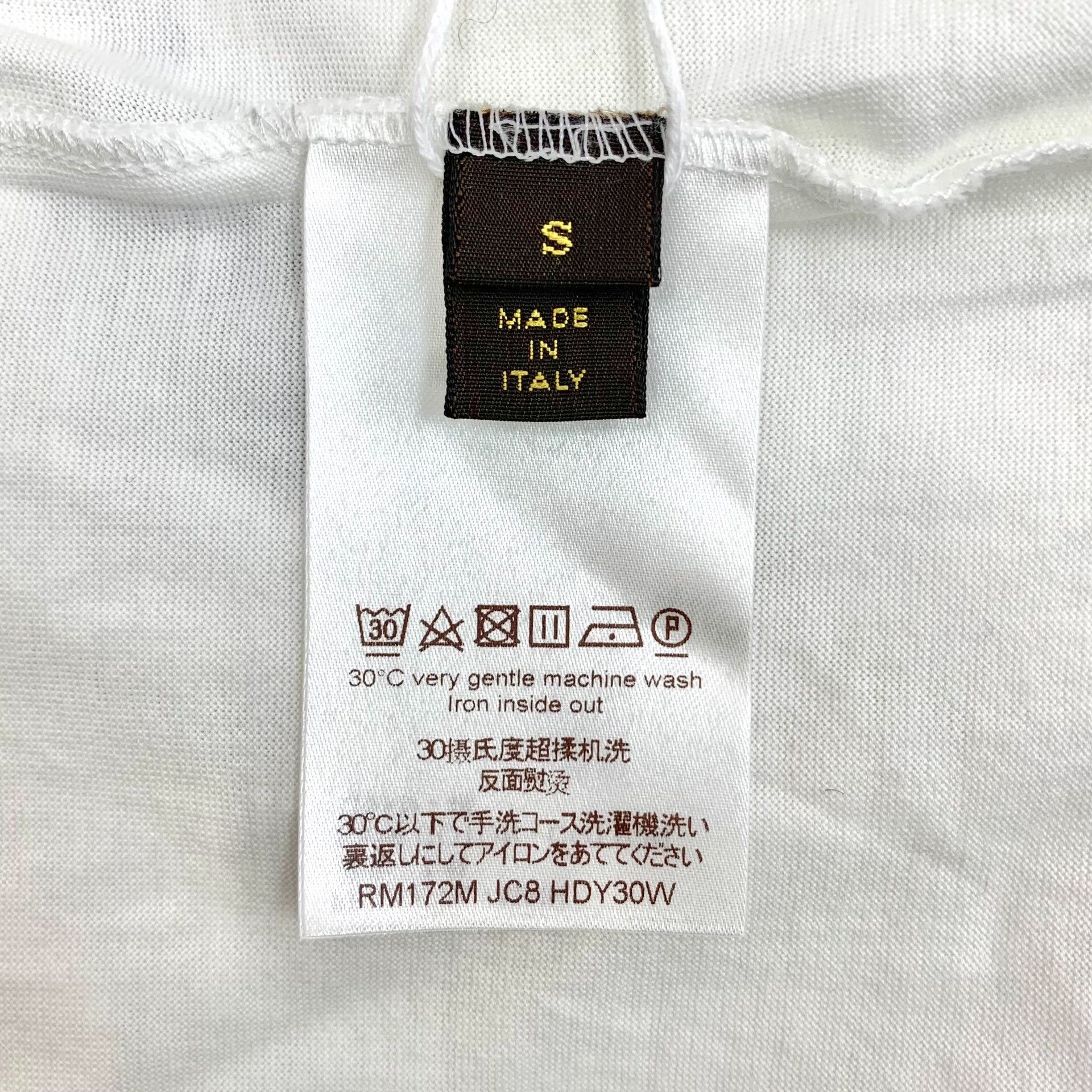 Louis Vuitton Louis Vuitton x Fragments Logo Printed T-Shirt Size S Size US S / EU 44-46 / 1 - 9 Thumbnail
