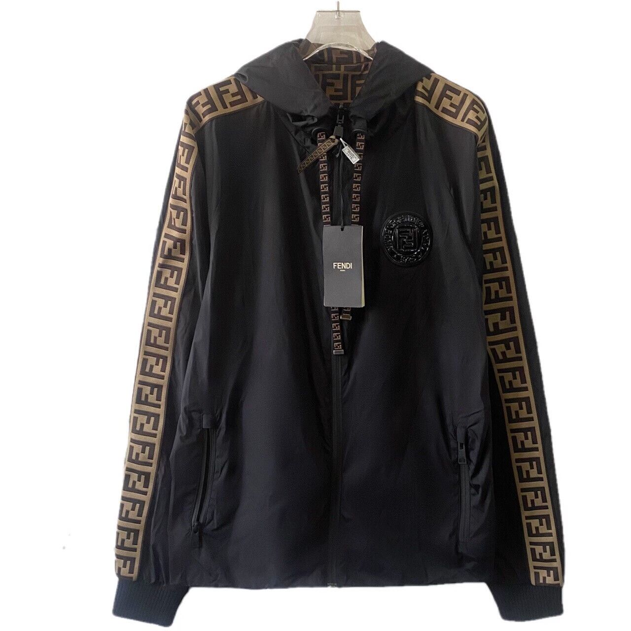 Fendi Fendi Reversible Zucca Print Hooded Jacket Size 46 Size US S / EU 44-46 / 1 - 4 Thumbnail