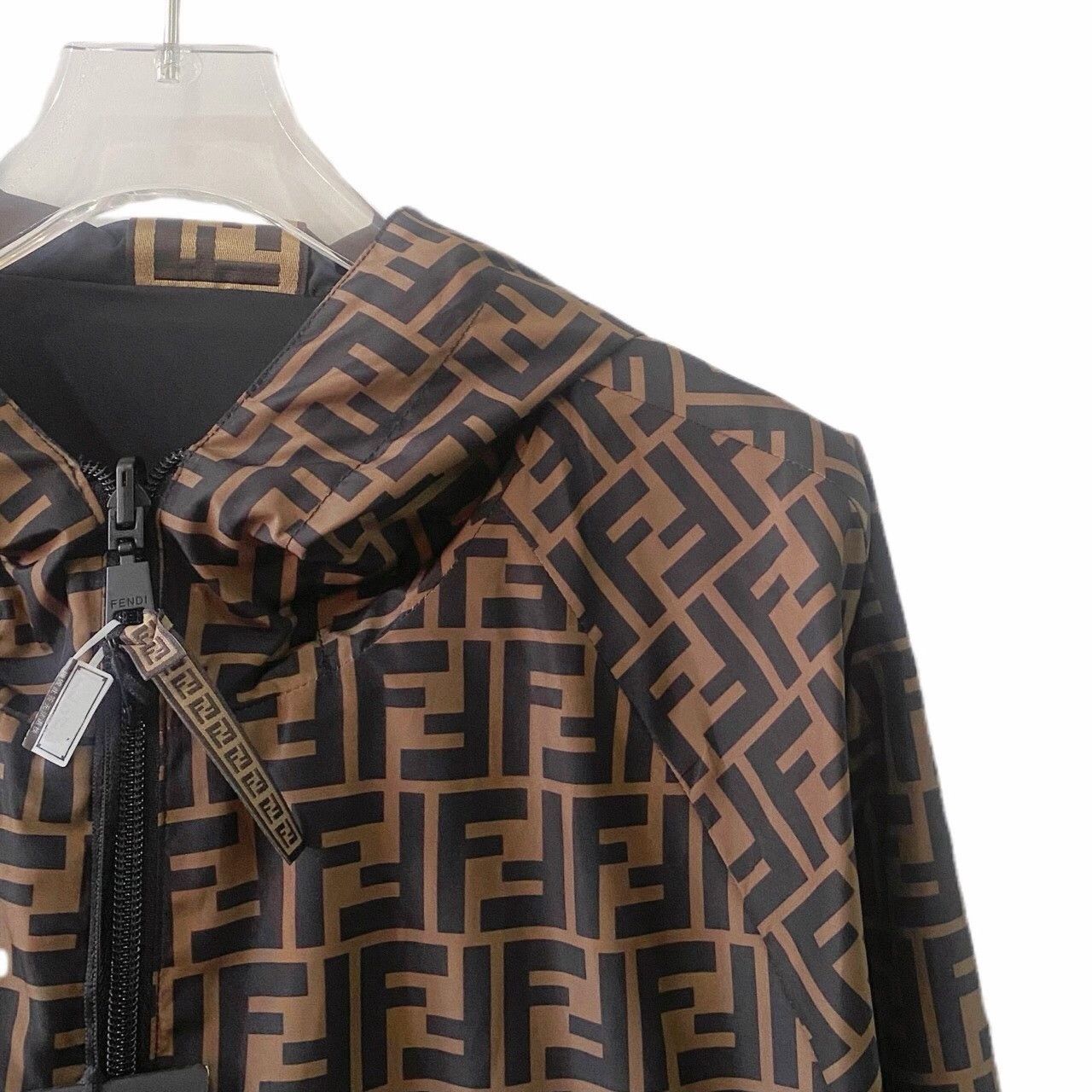 Fendi Fendi Reversible Zucca Print Hooded Jacket Size 46 Size US S / EU 44-46 / 1 - 6 Thumbnail