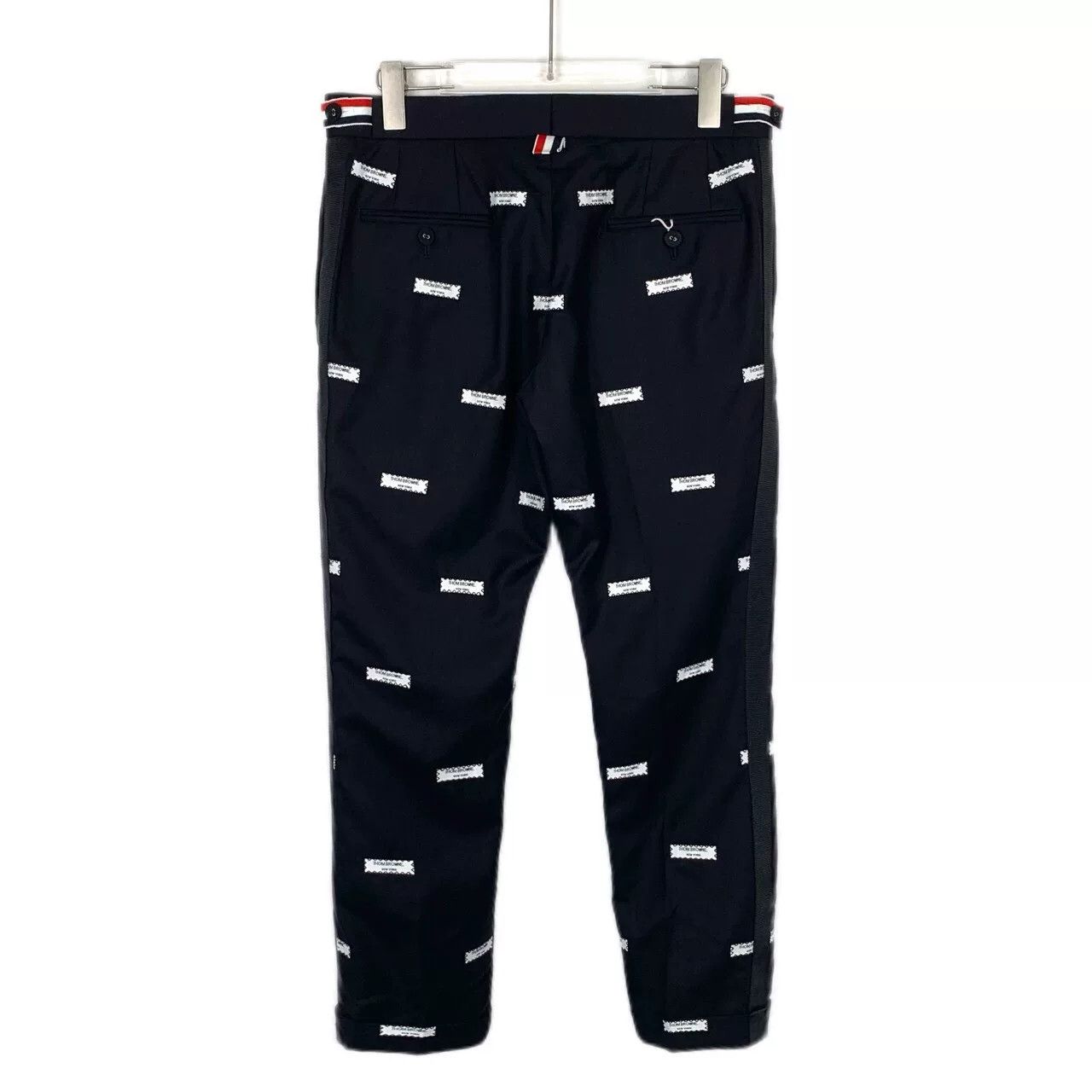 Thom Browne Thom Browne Logo Patch Wool Formal Trousers 0 Size 34R - 3 Thumbnail