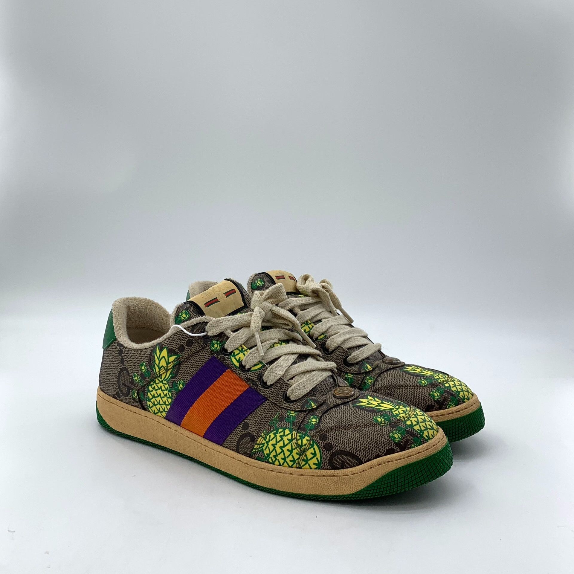Gucci Gucci Pineapple Print Sneakers US 10 Size US 10 / EU 43 - 3 Thumbnail