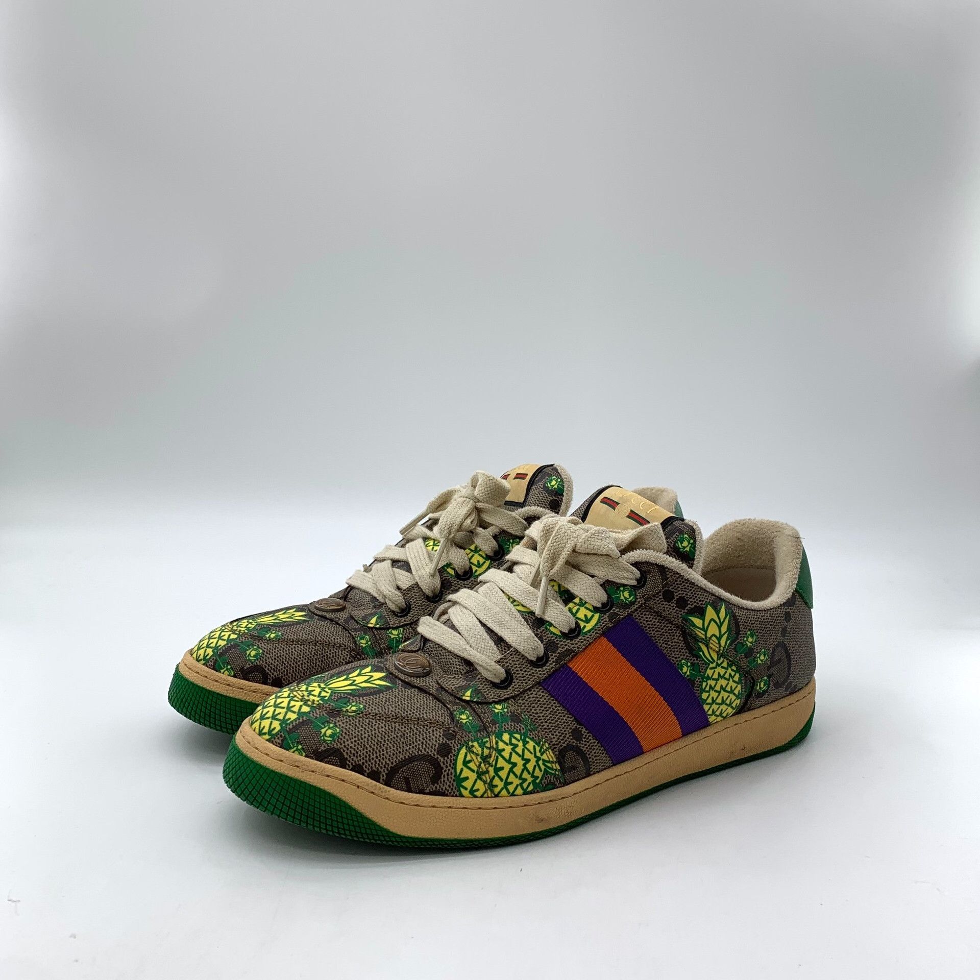 Gucci Gucci Pineapple Print Sneakers US 10 Size US 10 / EU 43 - 2 Thumbnail