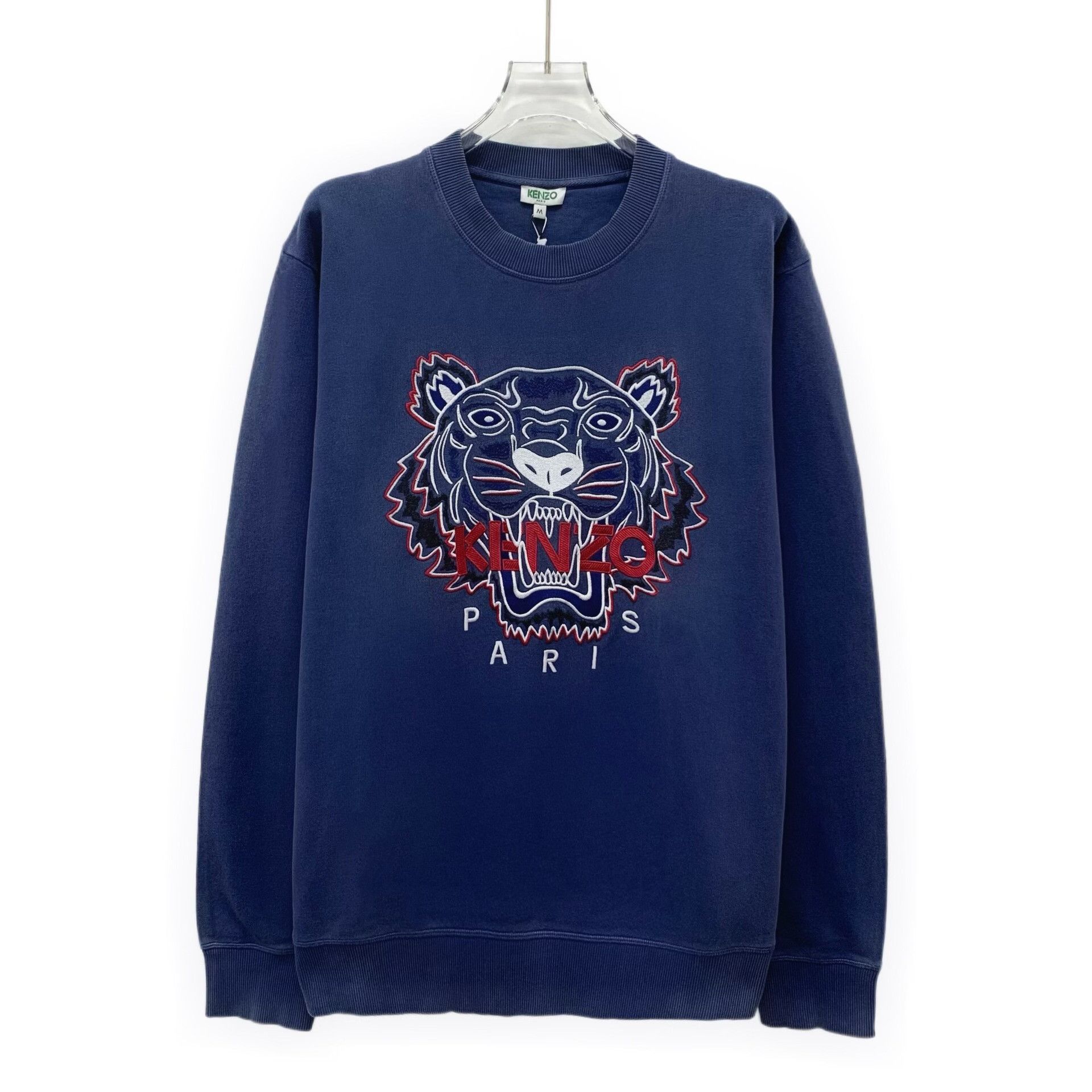 Kenzo Kenzo Tiger Logo Embroidered Sweatshirt M Size US M / EU 48-50 / 2 - 2 Thumbnail
