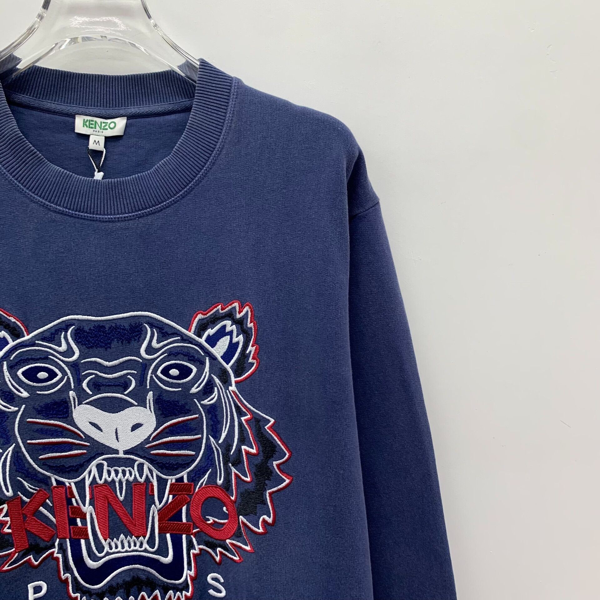 Kenzo Kenzo Tiger Logo Embroidered Sweatshirt M Size US M / EU 48-50 / 2 - 4 Thumbnail