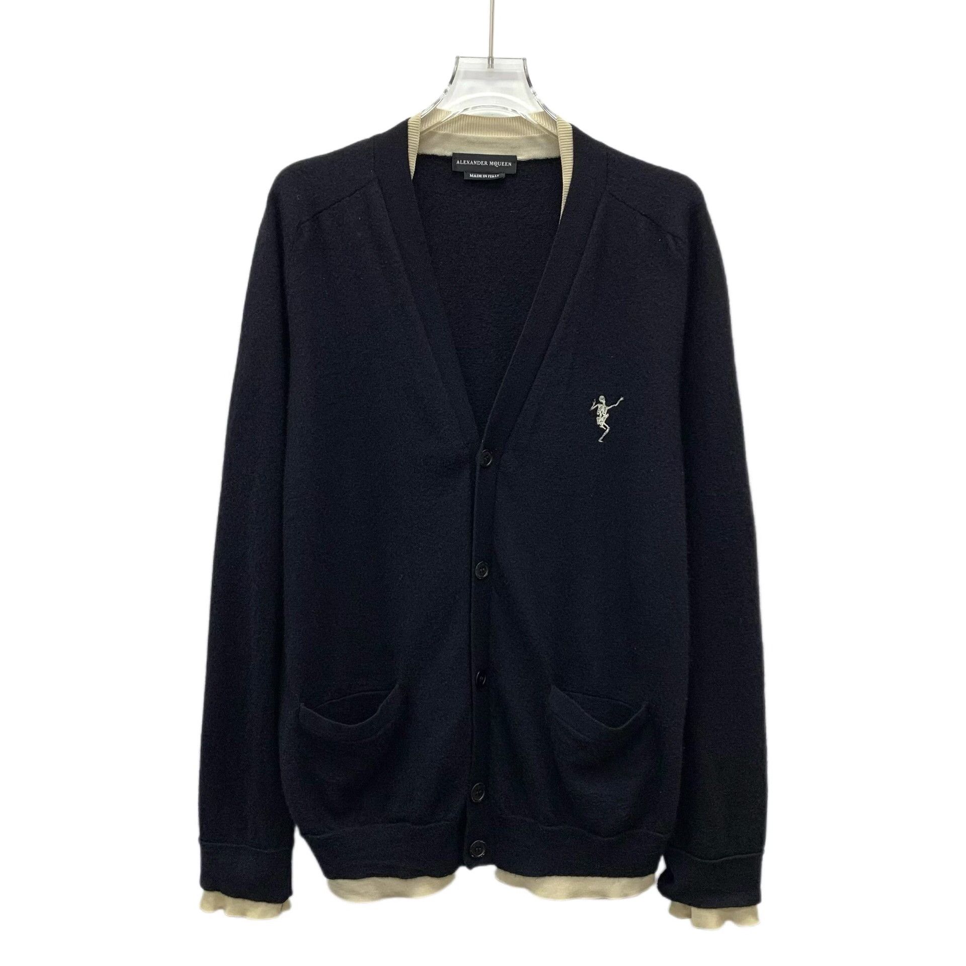 Alexander McQueen Alexander McQueen Skeleton Cashmere Cardigan XL Size US XL / EU 56 / 4 - 2 Thumbnail