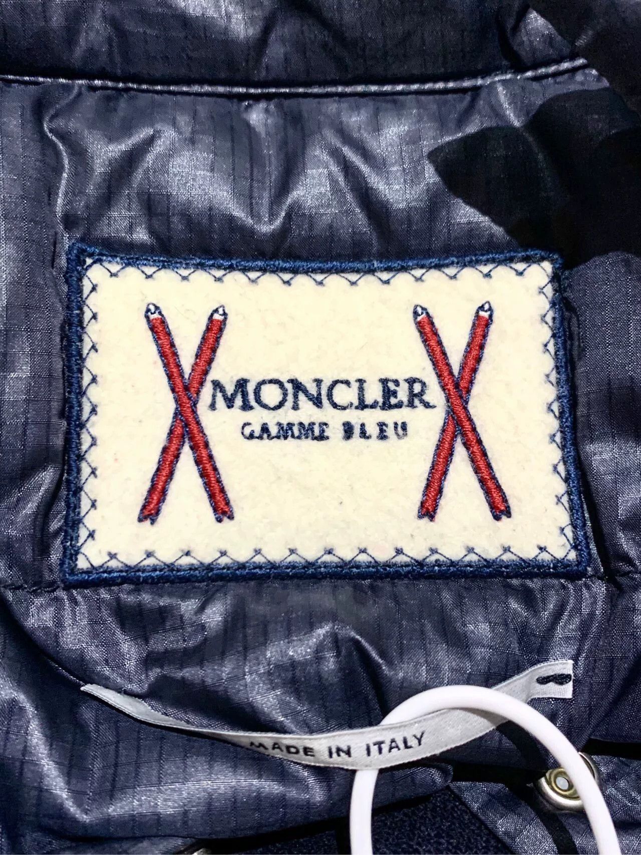Moncler Moncler Gamme Bleu Quilted Down Shirt Jacket Size 0 Size US XS / EU 42 / 0 - 8 Thumbnail