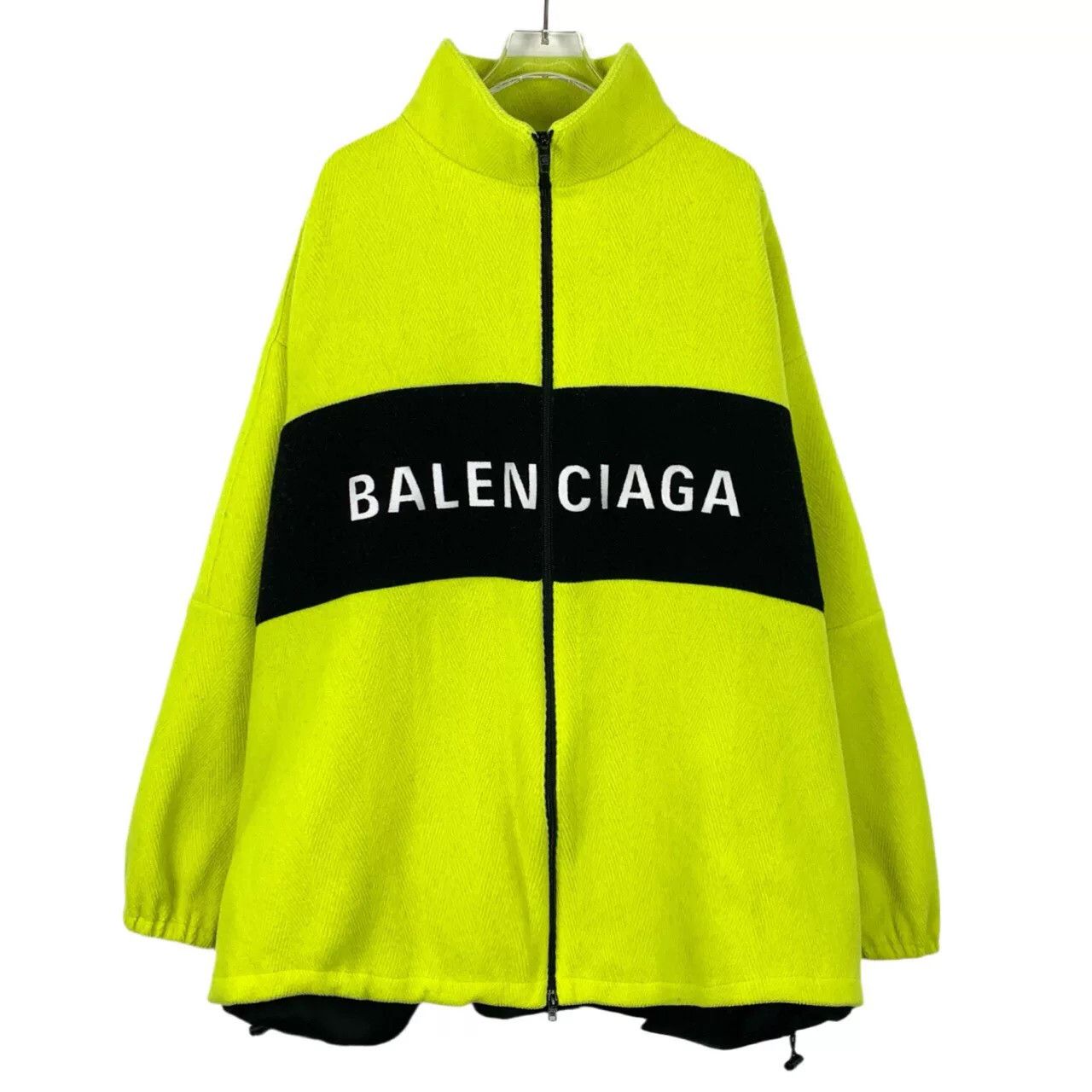 Balenciaga Balenciaga Logo Print Wool Zip Jacket US S Size US S / EU 44-46 / 1 - 2 Thumbnail