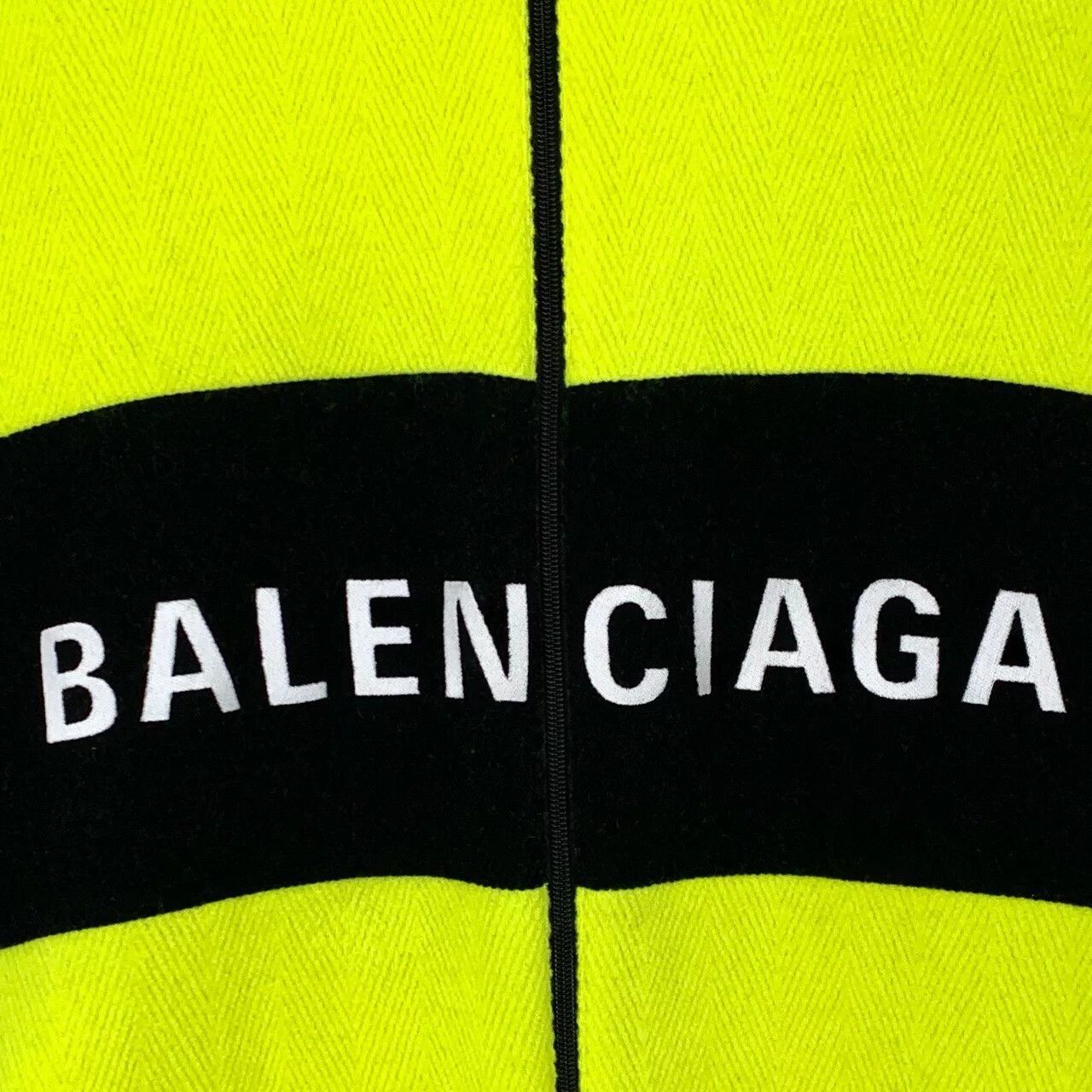 Balenciaga Balenciaga Logo Print Wool Zip Jacket US S Size US S / EU 44-46 / 1 - 5 Thumbnail