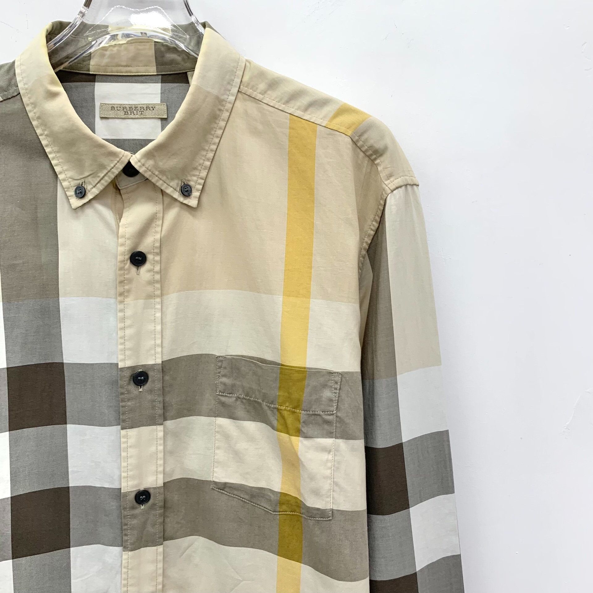 Burberry Burberry Brit Large Check Button Up Shirt L Size US L / EU 52-54 / 3 - 4 Thumbnail