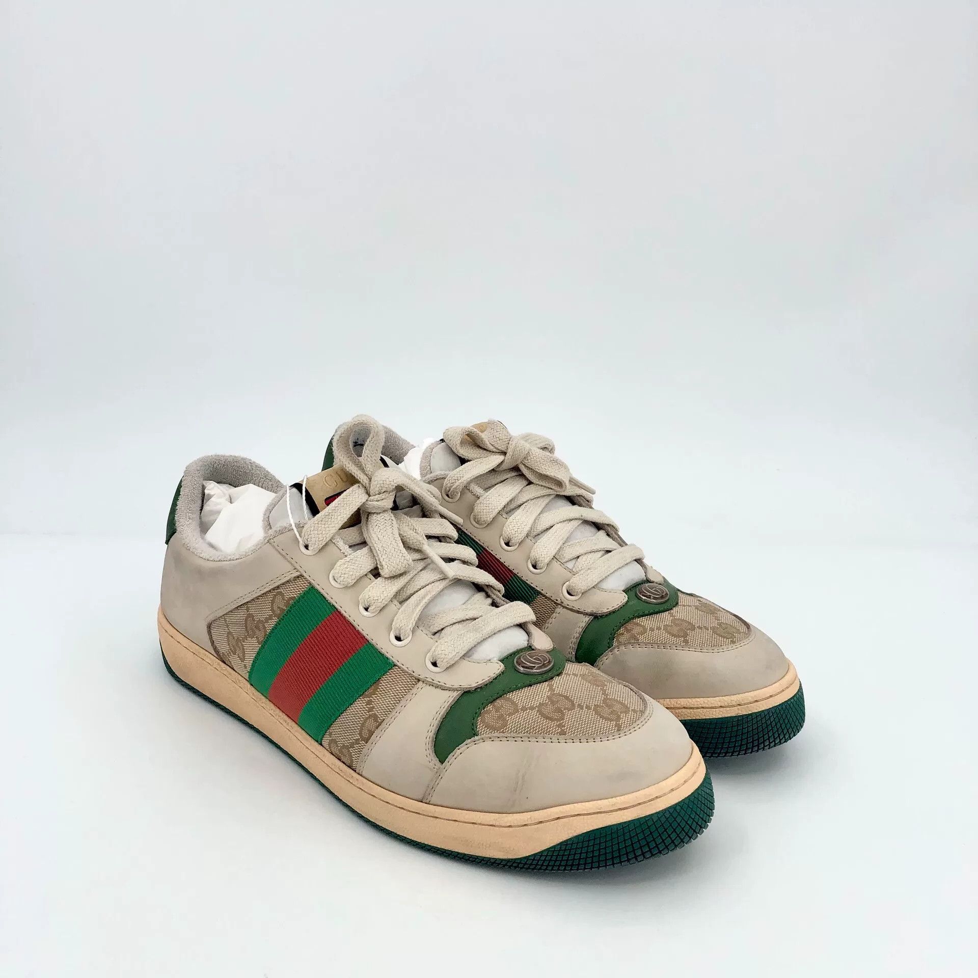 Gucci Gucci GG Canvas Web Screener Sneakers 9 Size US 10 / EU 43 - 3 Thumbnail