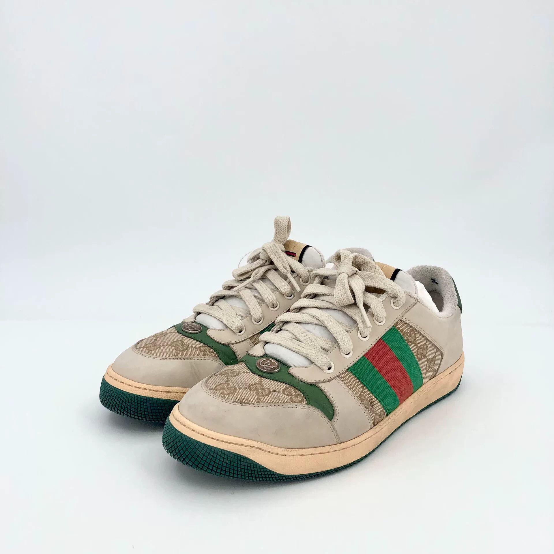 Gucci Gucci GG Canvas Web Screener Sneakers 9 Size US 10 / EU 43 - 2 Thumbnail