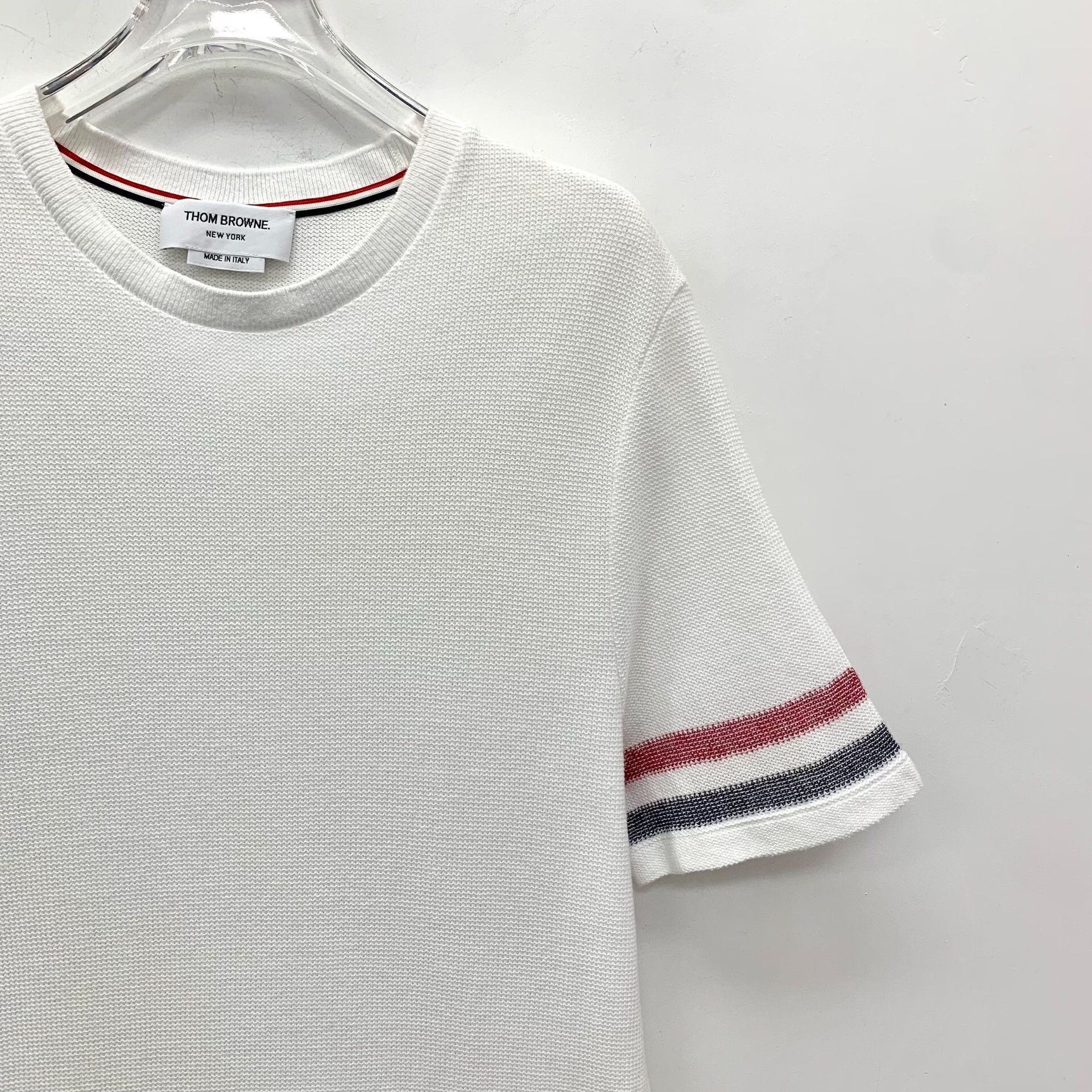 Thom Browne Thom Browne Tricolor Stripe T-Shirt Size 2 Size US M / EU 48-50 / 2 - 4 Thumbnail