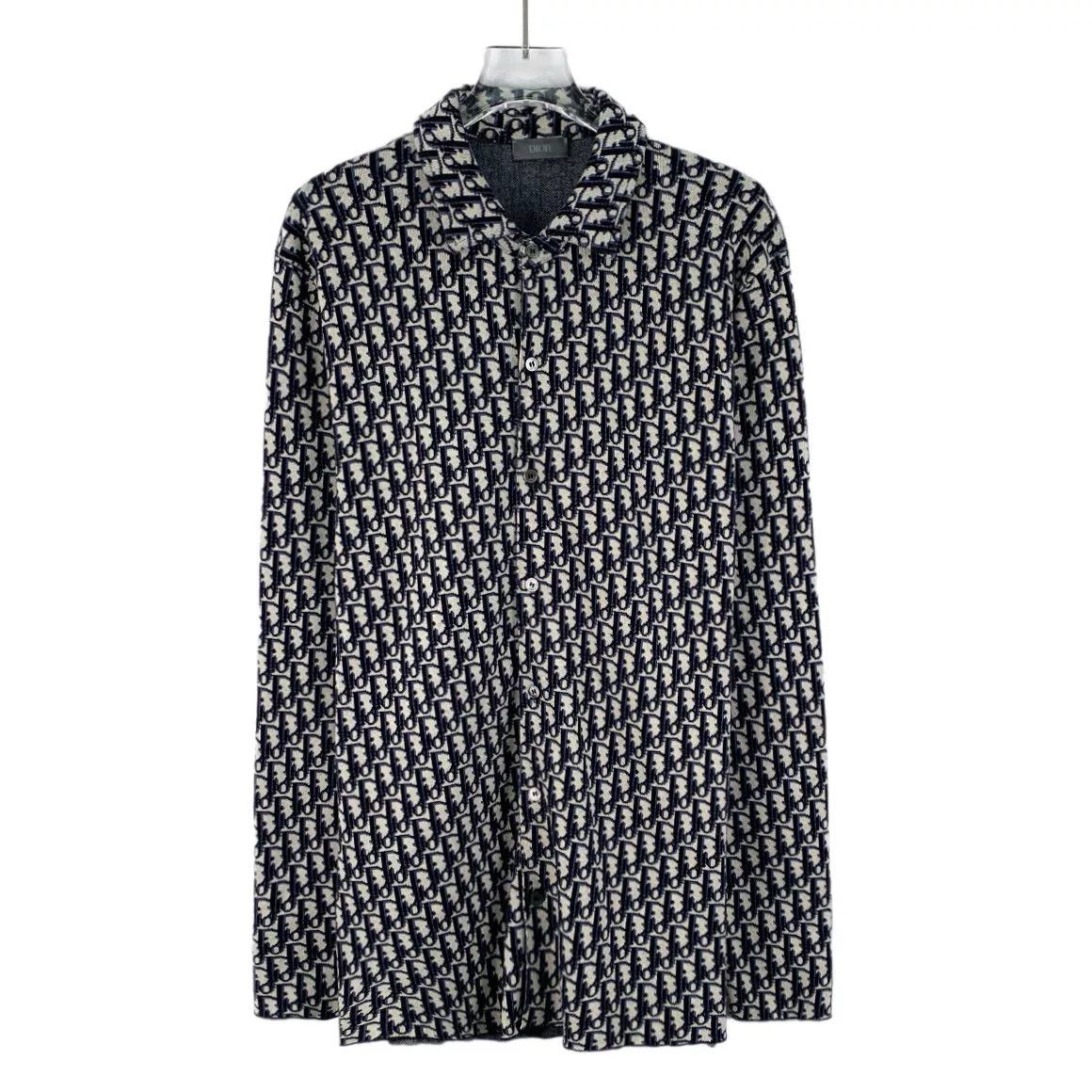 Dior Dior Oblique Jacquard Cotton Shirt S Size US S / EU 44-46 / 1 - 2 Thumbnail