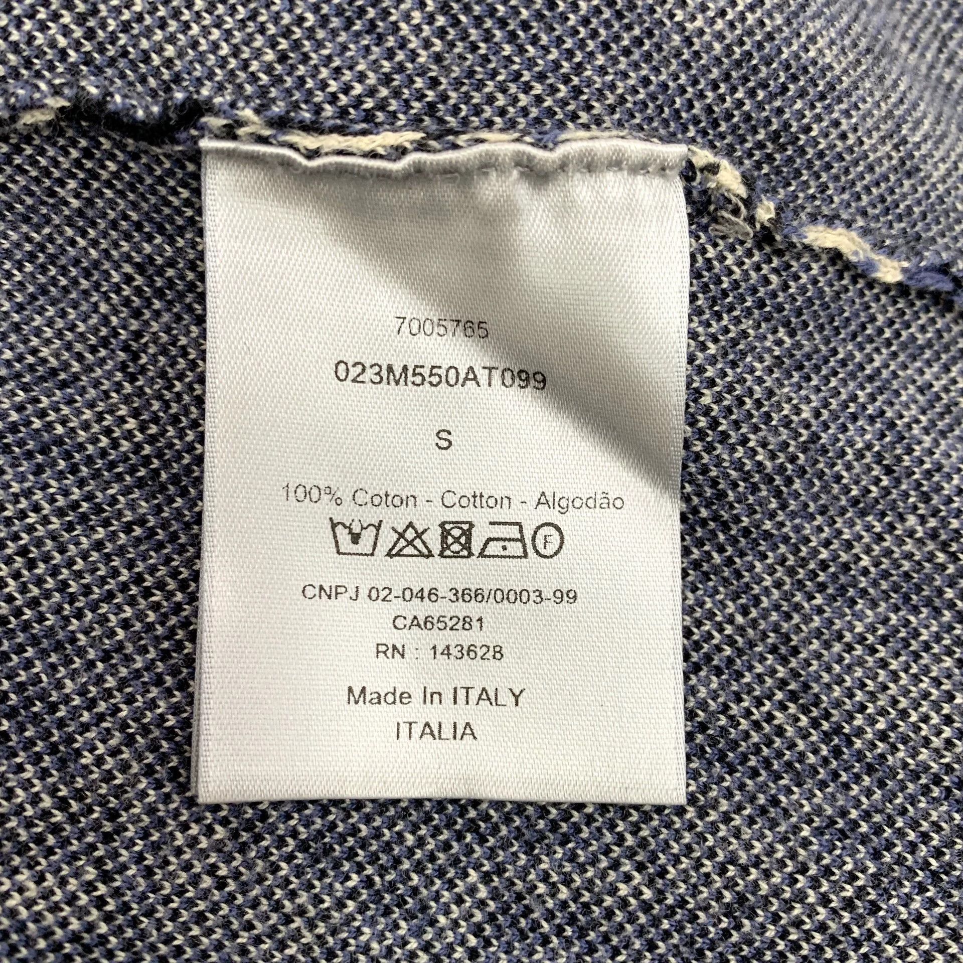 Dior Dior Oblique Jacquard Cotton Shirt S Size US S / EU 44-46 / 1 - 8 Thumbnail
