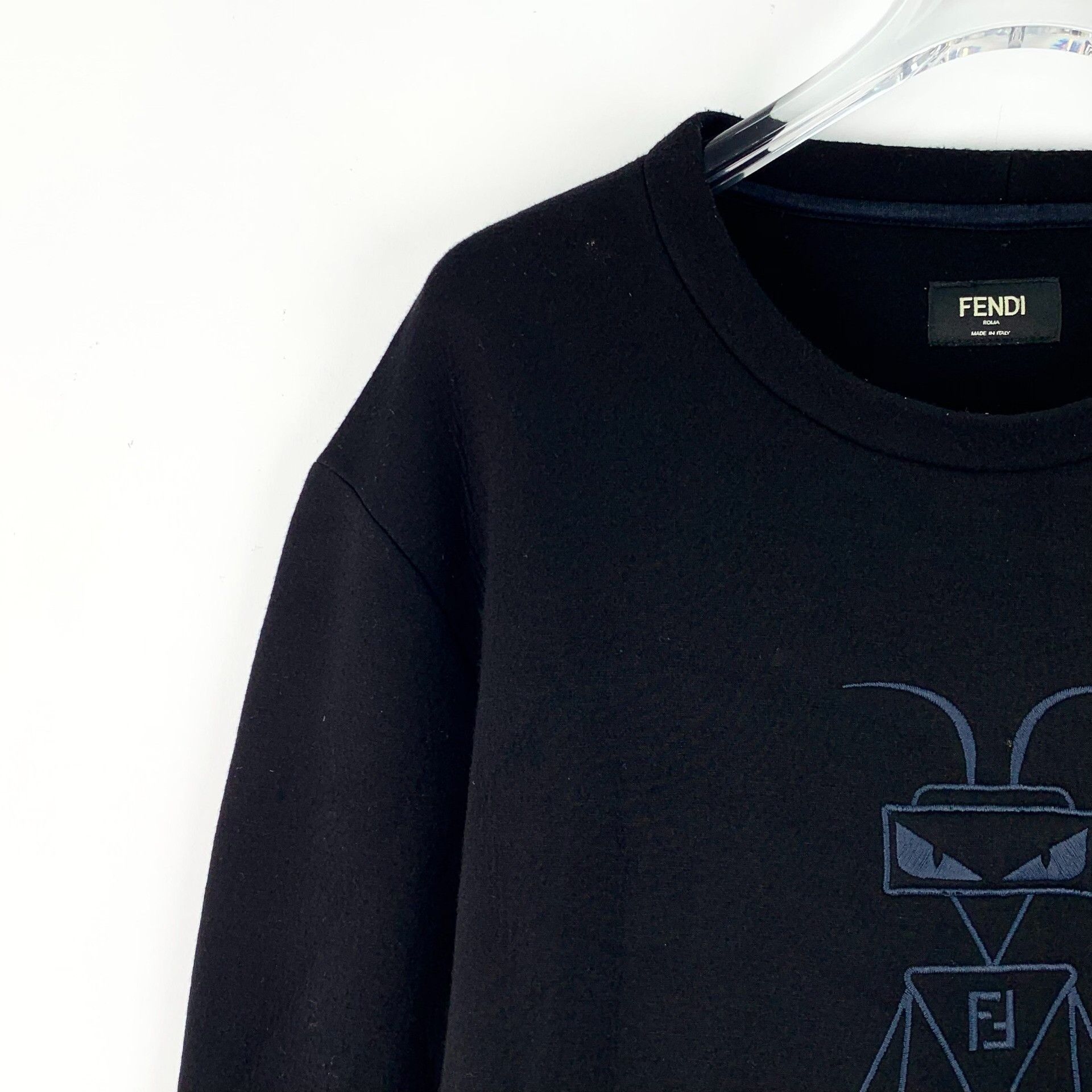 Fendi Fendi Bug Print Crewneck Sweatshirt M Size US M / EU 48-50 / 2 - 4 Thumbnail