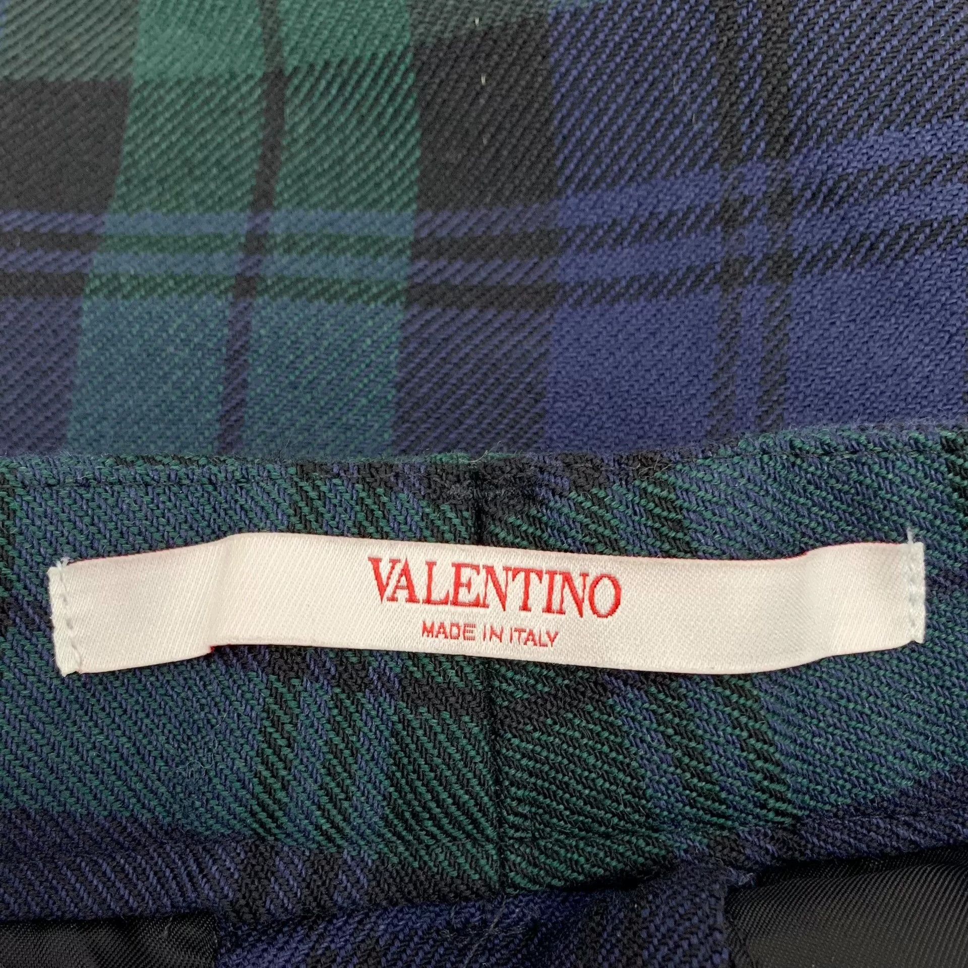 Valentino Valentino Plaid Cotton Wool Trousers 46 Size US 30 / EU 46 - 7 Thumbnail