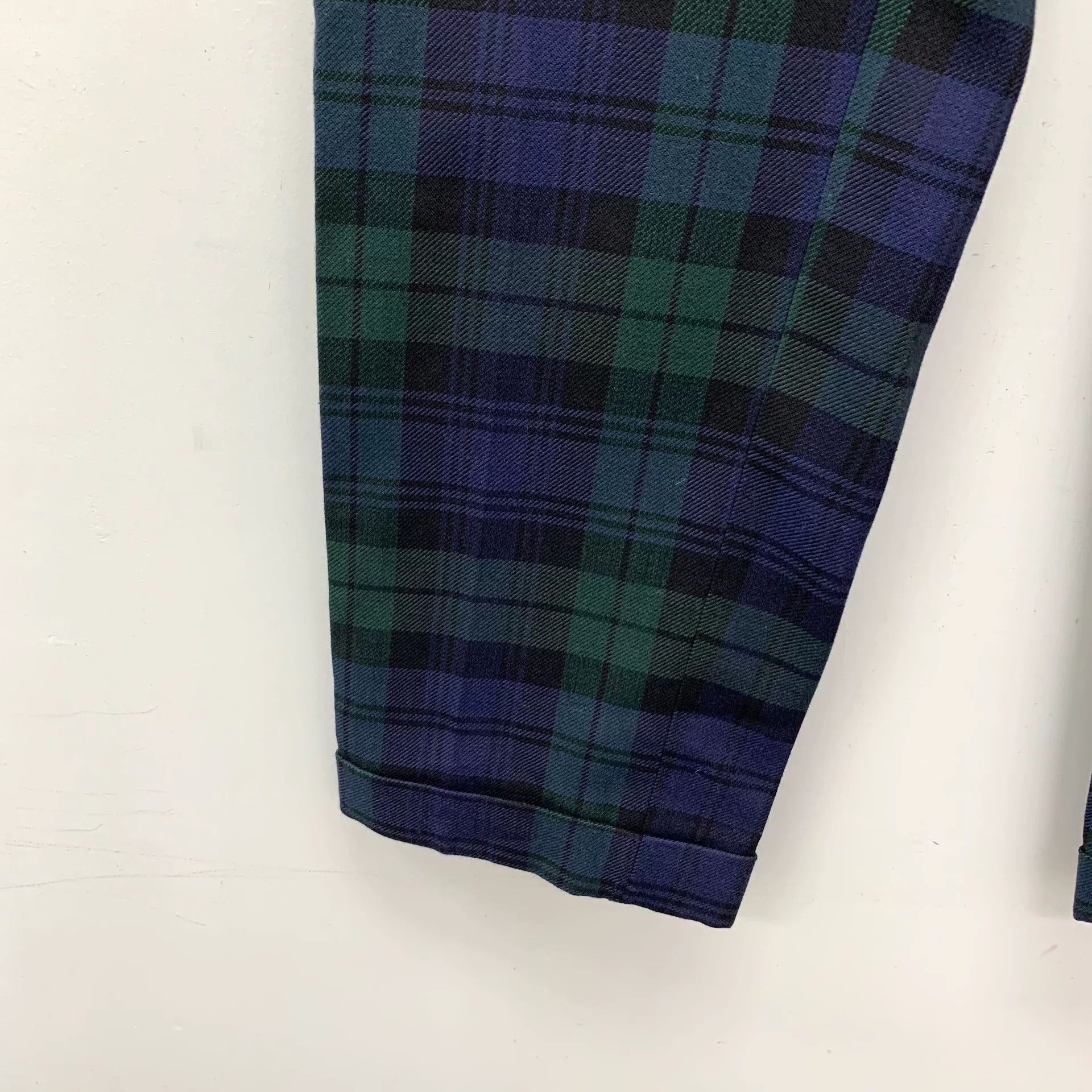 Valentino Valentino Plaid Cotton Wool Trousers 46 Size US 30 / EU 46 - 6 Thumbnail