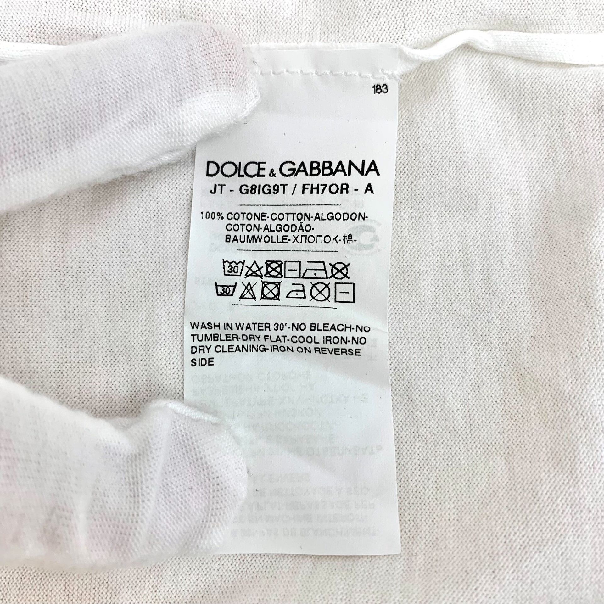 Dolce & Gabbana Dolce & Gabbana Crown Graphic T-Shirt 50 Size US M / EU 48-50 / 2 - 9 Thumbnail