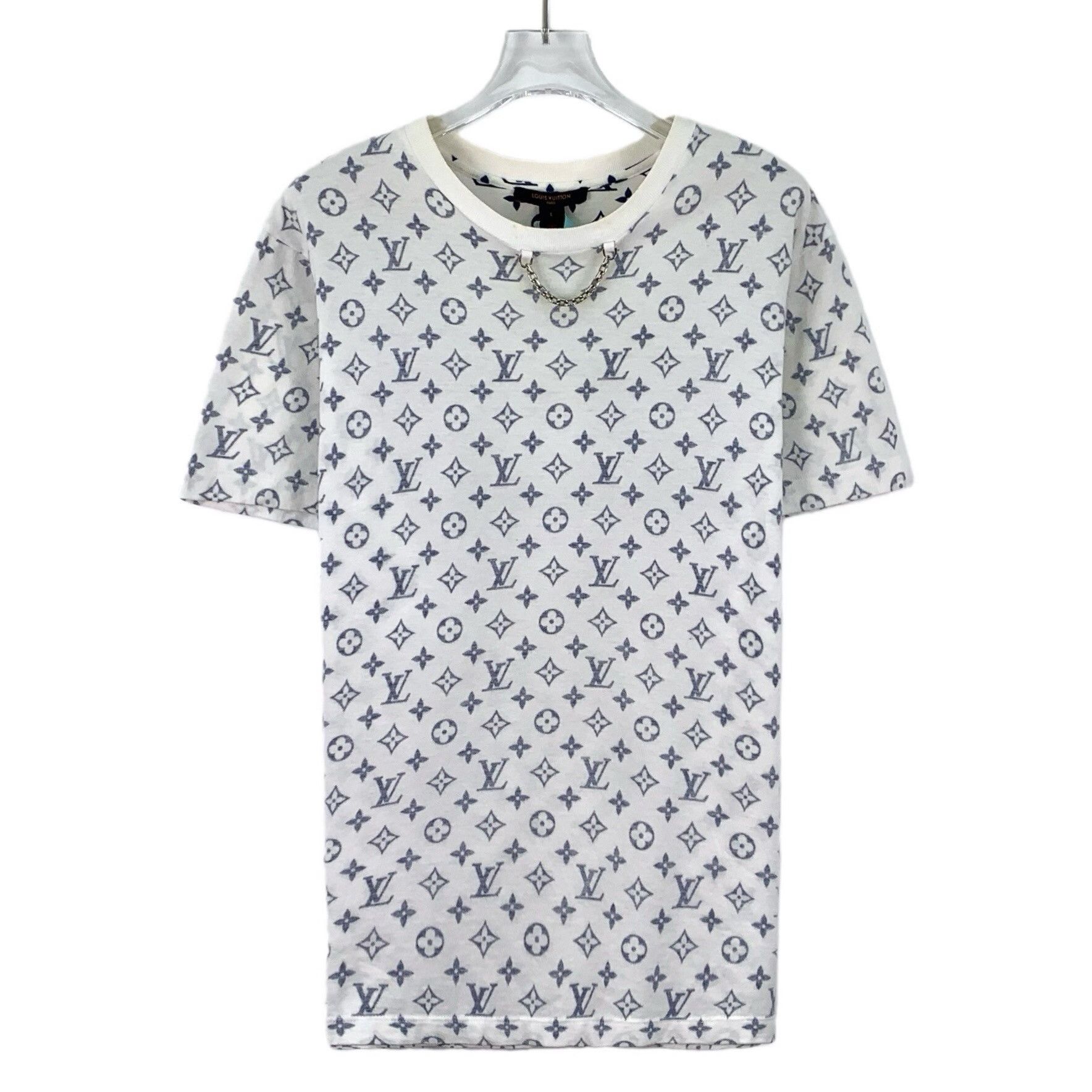 Louis Vuitton Louis Vuitton Monogram Chain Detail T-Shirt L Size US L / EU 52-54 / 3 - 2 Thumbnail