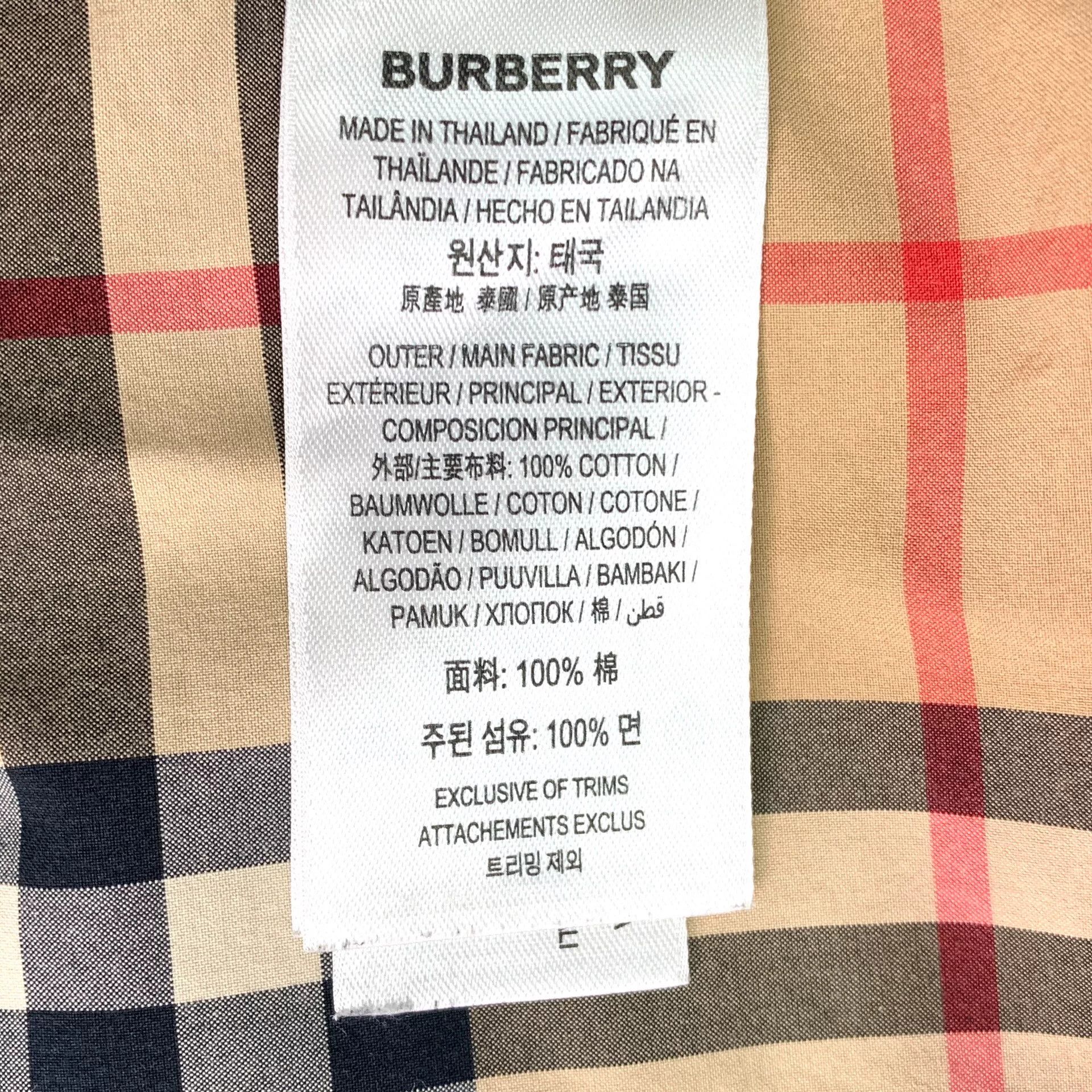Burberry Burberry Vintage Check Cotton Shirt Size L Size US L / EU 52-54 / 3 - 7 Thumbnail