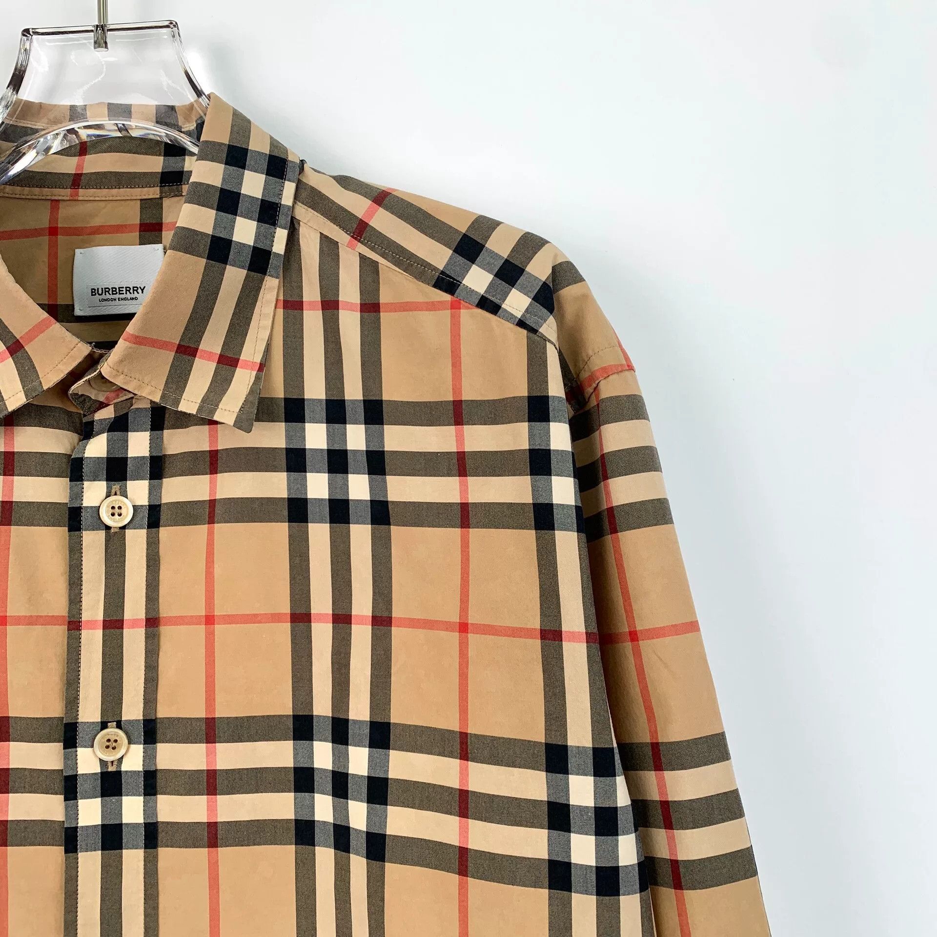 Burberry Burberry Vintage Check Cotton Shirt Size L Size US L / EU 52-54 / 3 - 4 Thumbnail