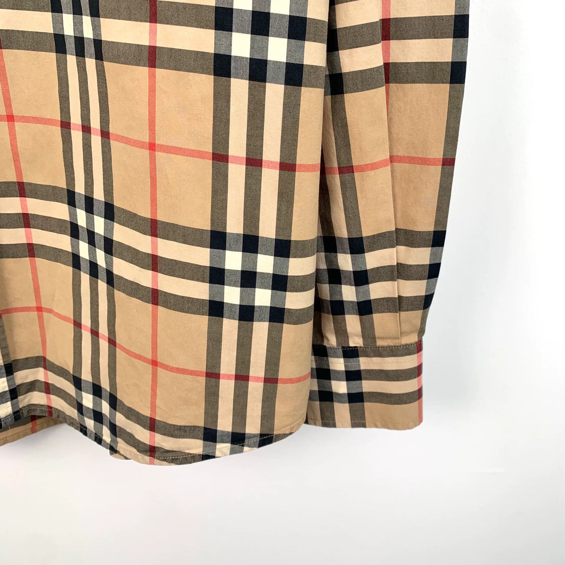 Burberry Burberry Vintage Check Cotton Shirt Size L Size US L / EU 52-54 / 3 - 5 Thumbnail