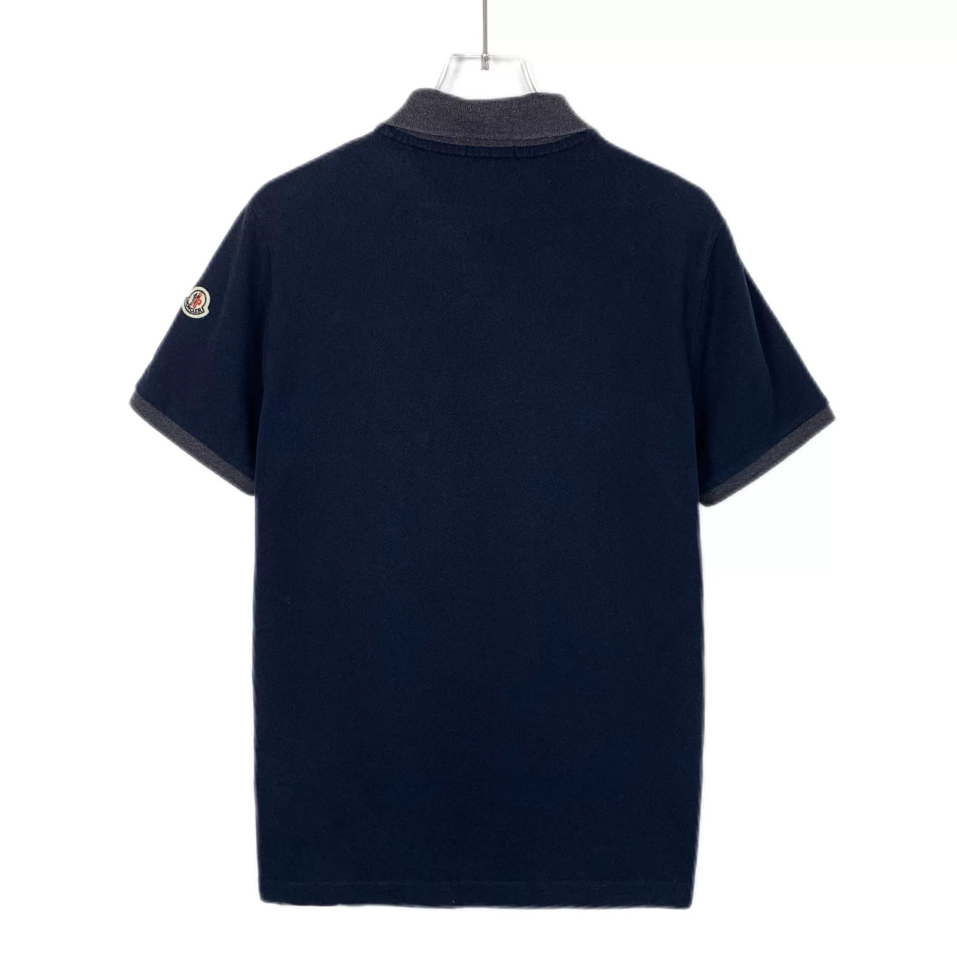 Moncler Moncler Contrast Trim Logo Patch Polo Shirt S Size US S / EU 44-46 / 1 - 3 Thumbnail
