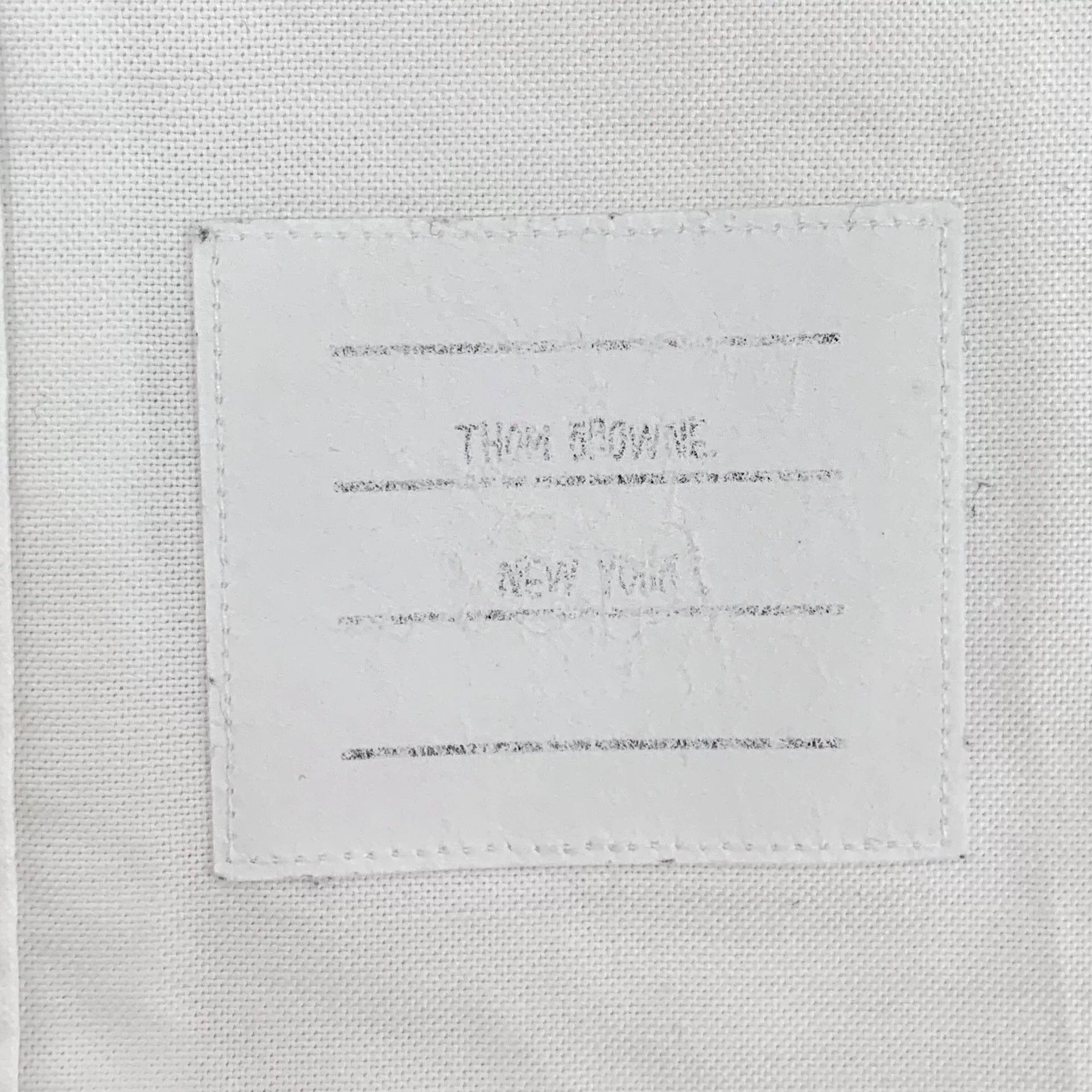 Thom Browne Thom Browne White Cotton Button Down Shirt Size 0 Size US XS / EU 42 / 0 - 6 Thumbnail