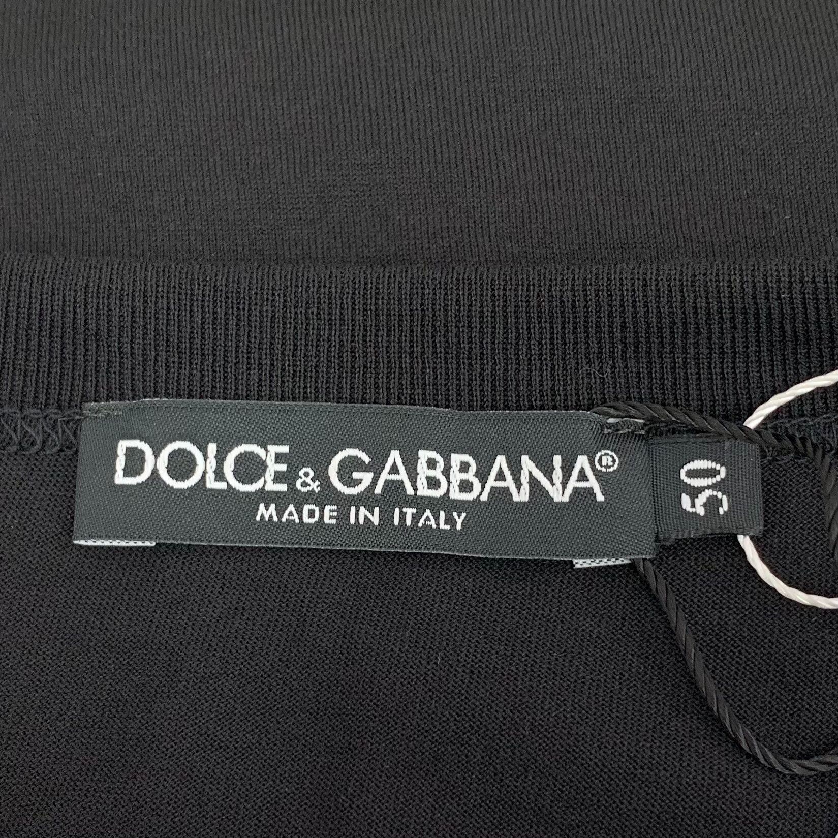 Dolce & Gabbana Dolce & Gabbana Crown Embroidery Henley T-Shirt 50 Size US M / EU 48-50 / 2 - 6 Thumbnail