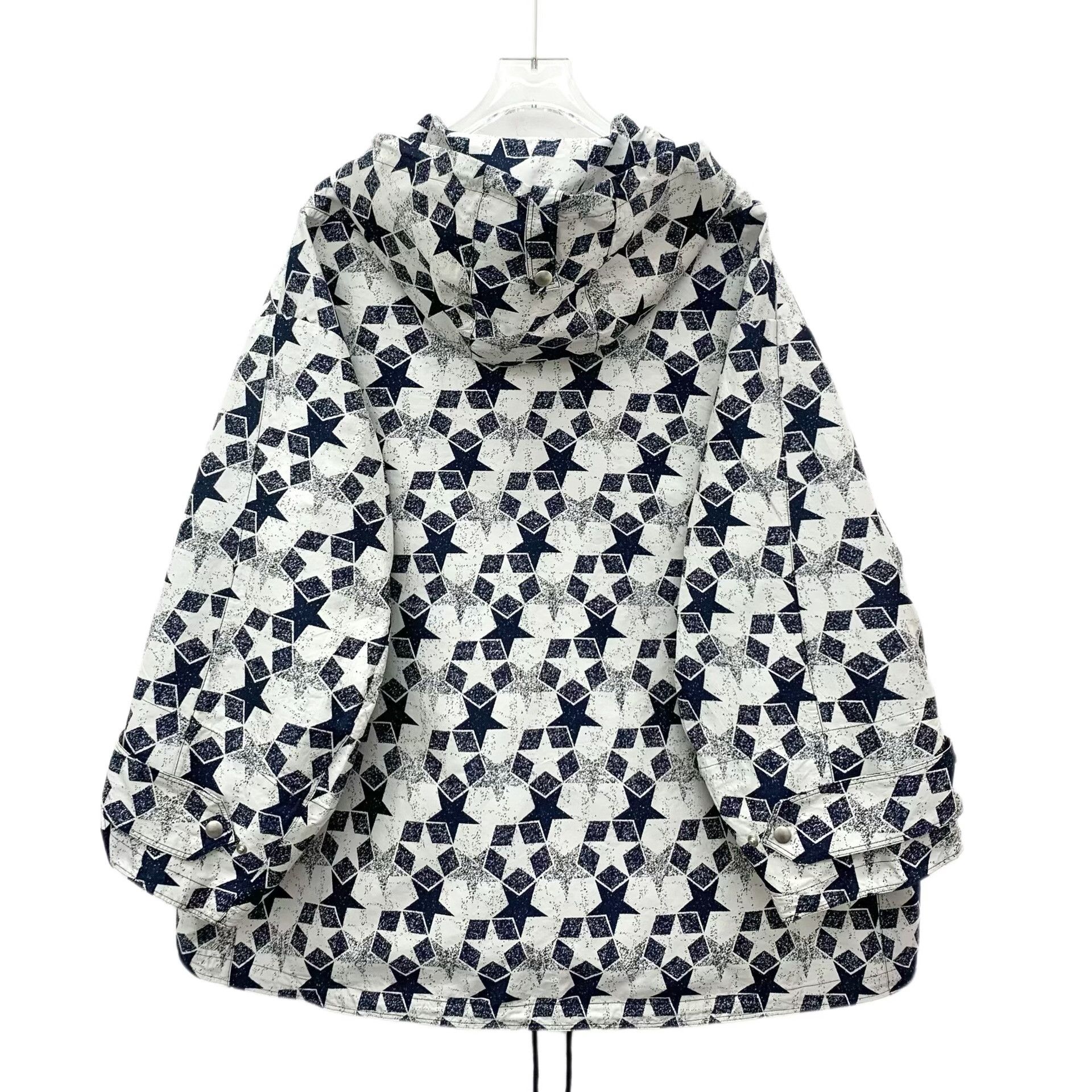 Dior Dior Star Print Half-Zip Hooded Jacket XS Size US XS / EU 42 / 0 - 3 Thumbnail