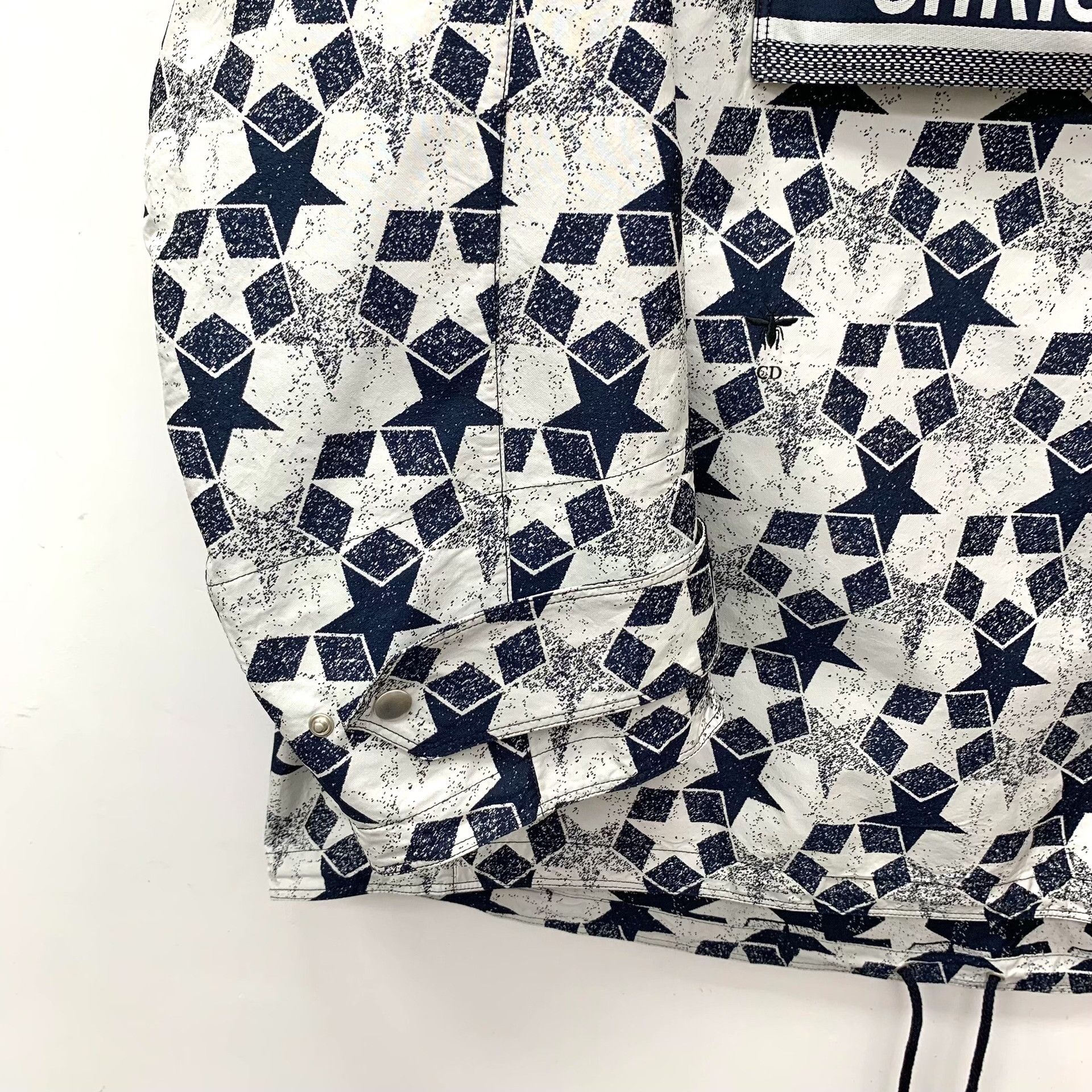 Dior Dior Star Print Half-Zip Hooded Jacket XS Size US XS / EU 42 / 0 - 5 Thumbnail