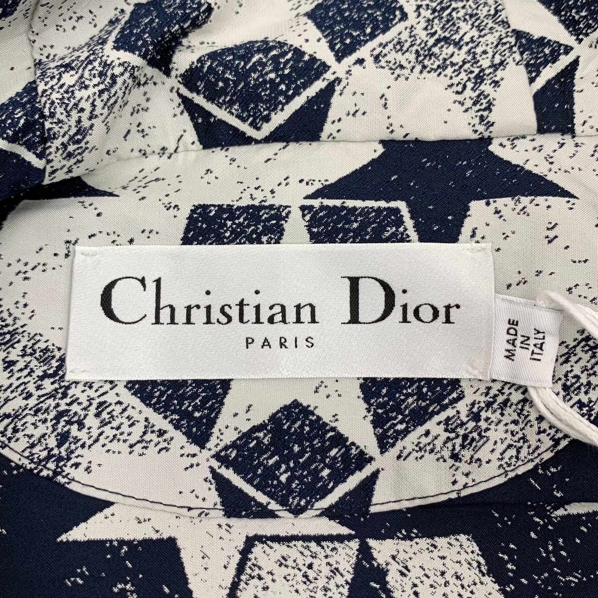 Dior Dior Star Print Half-Zip Hooded Jacket XS Size US XS / EU 42 / 0 - 7 Thumbnail
